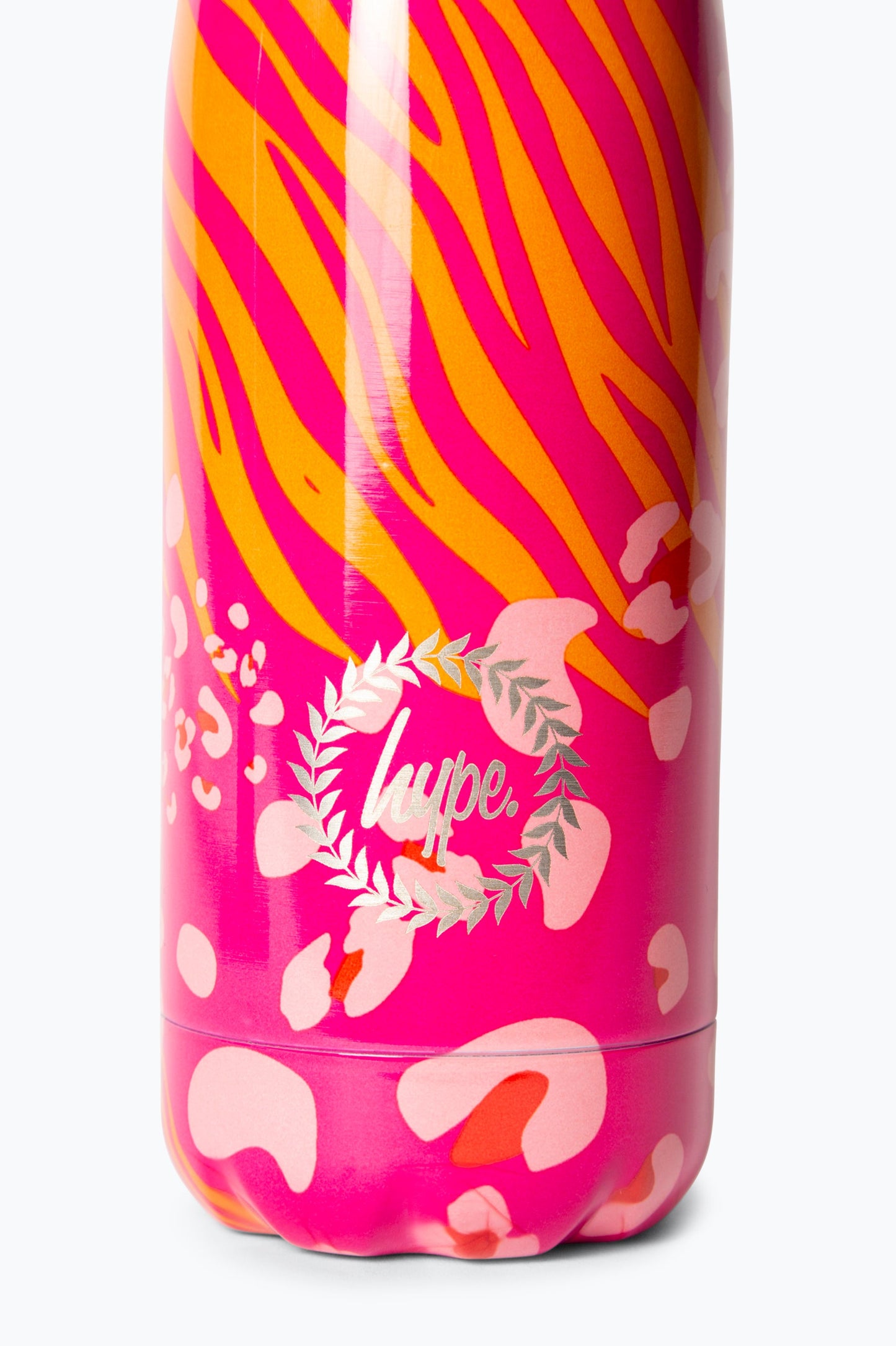 HYPE UNISEX PINK ANIMAL PRINTS WATER BOTTLE