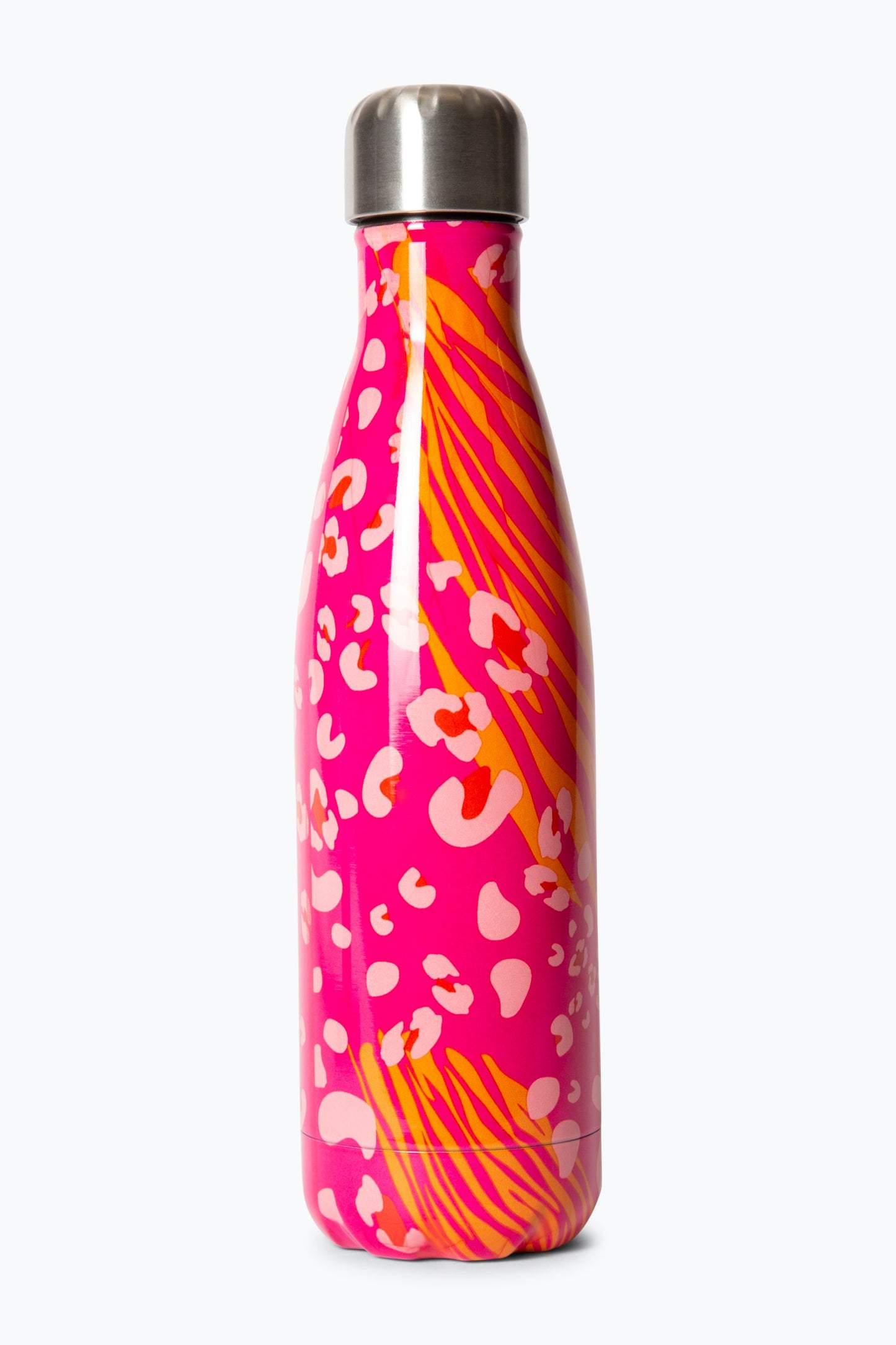 HYPE UNISEX PINK ANIMAL PRINTS WATER BOTTLE