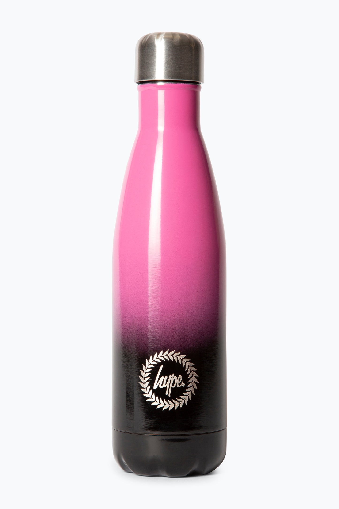 HYPE UNISEX BLACK PINK FADE WATER BOTTLE