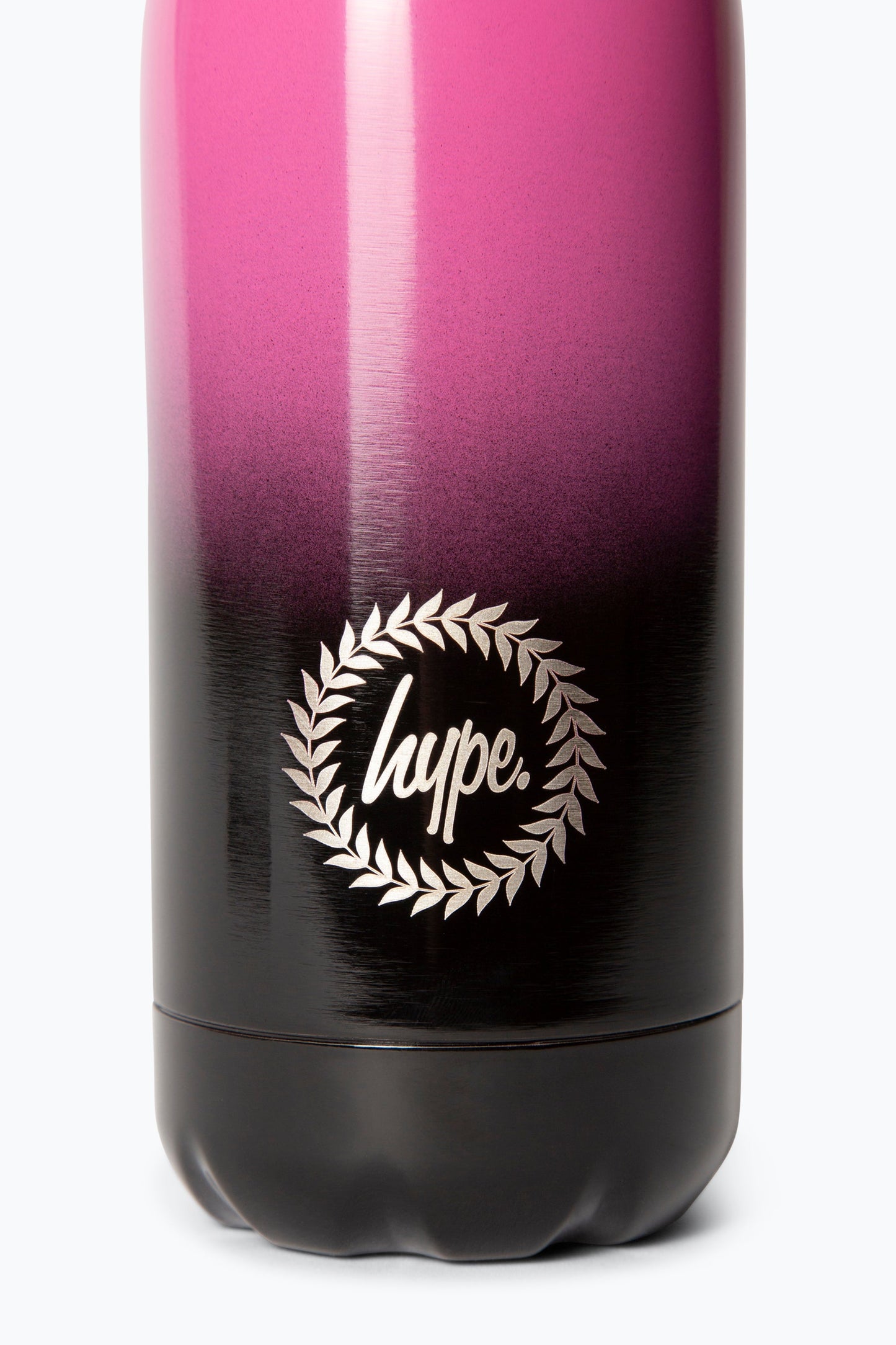 HYPE UNISEX BLACK PINK FADE WATER BOTTLE