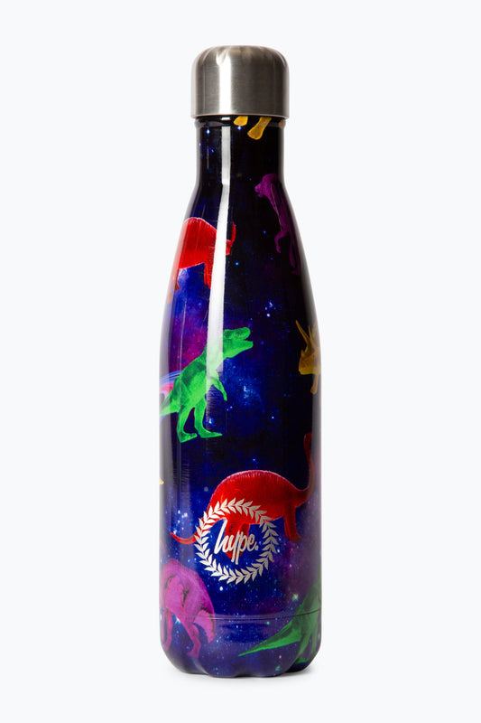 HYPE UNISEX MULTI SPACE DINOSAURS WATER BOTTLE