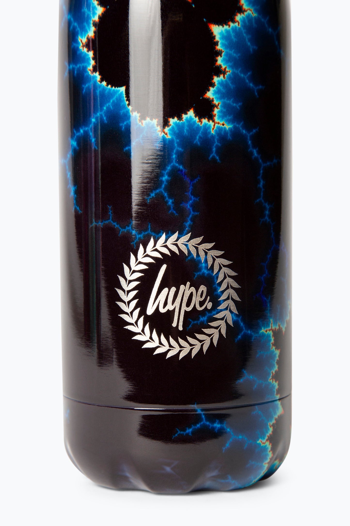 HYPE UNISEX BLACK BLUE LIGHTNING WATER BOTTLE