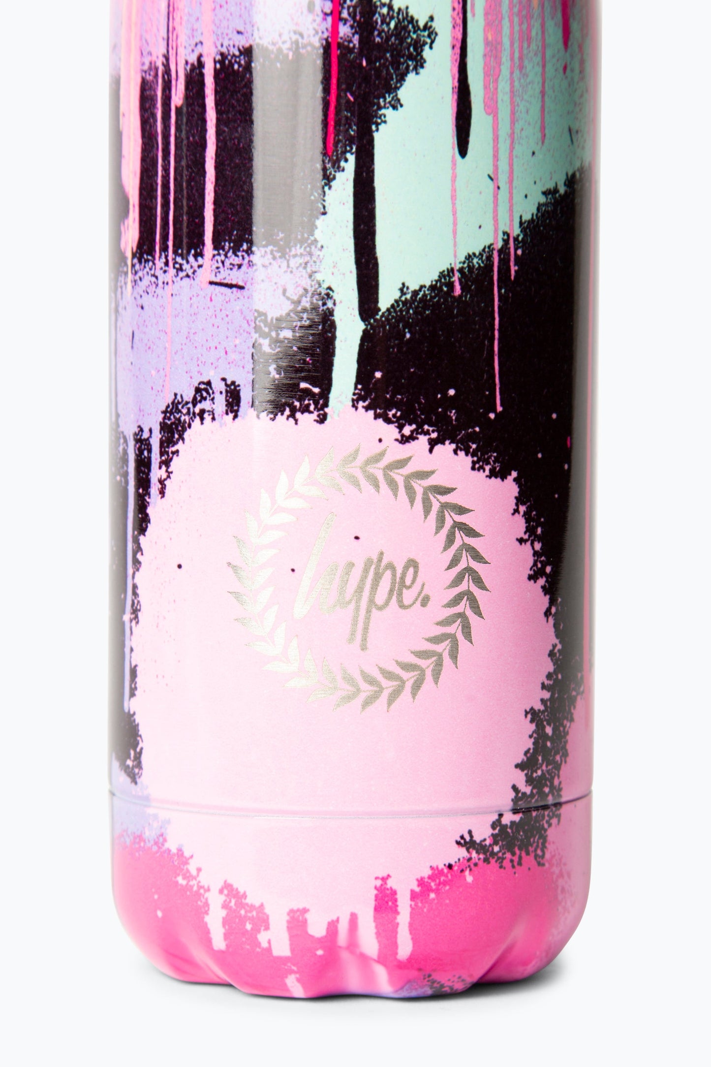 HYPE UNISEX BLACK SPRAY PAINT V2 WATER BOTTLE