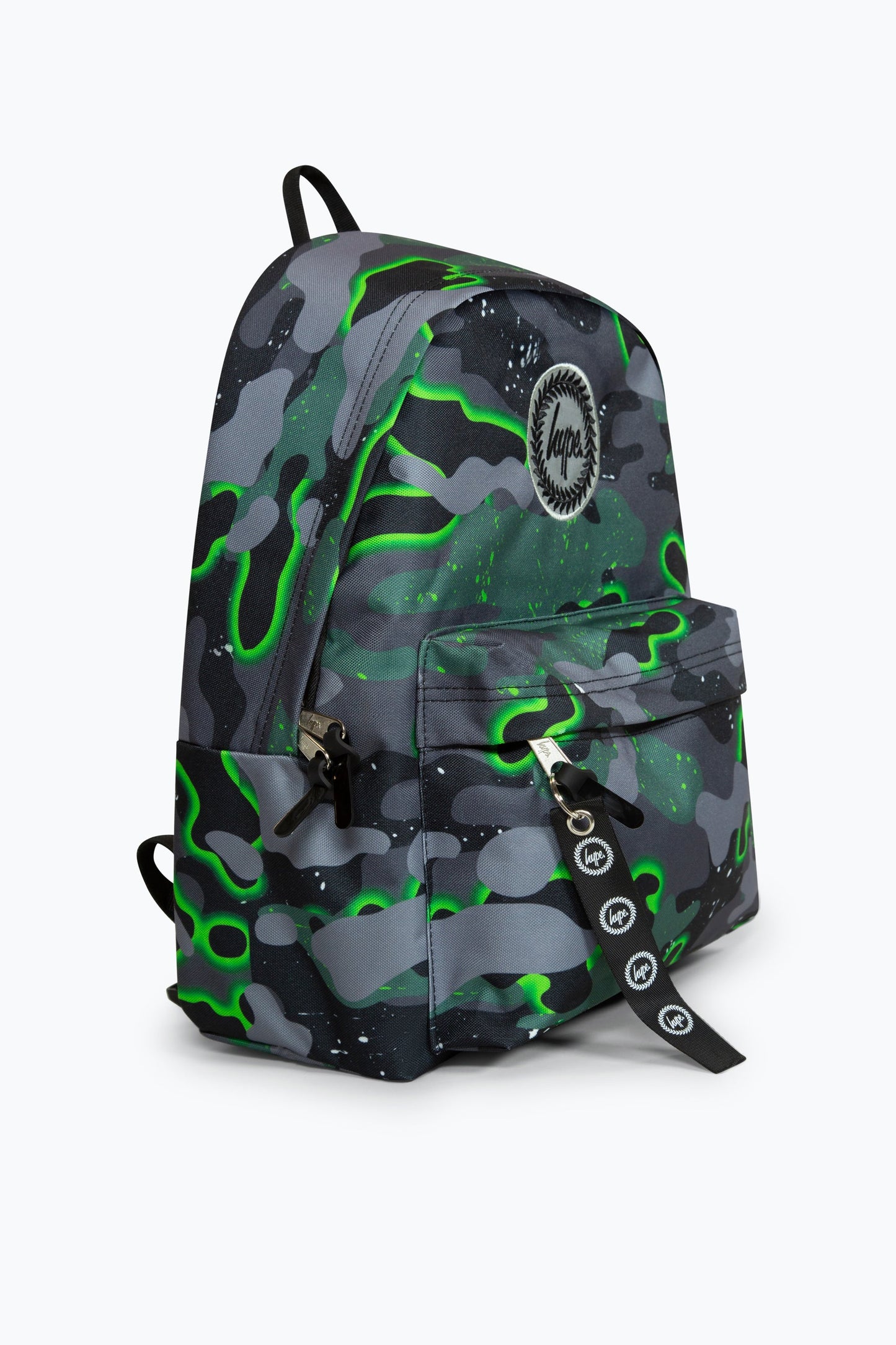 HYPE GREEN GLOW CAMO BADGE BACKPACK