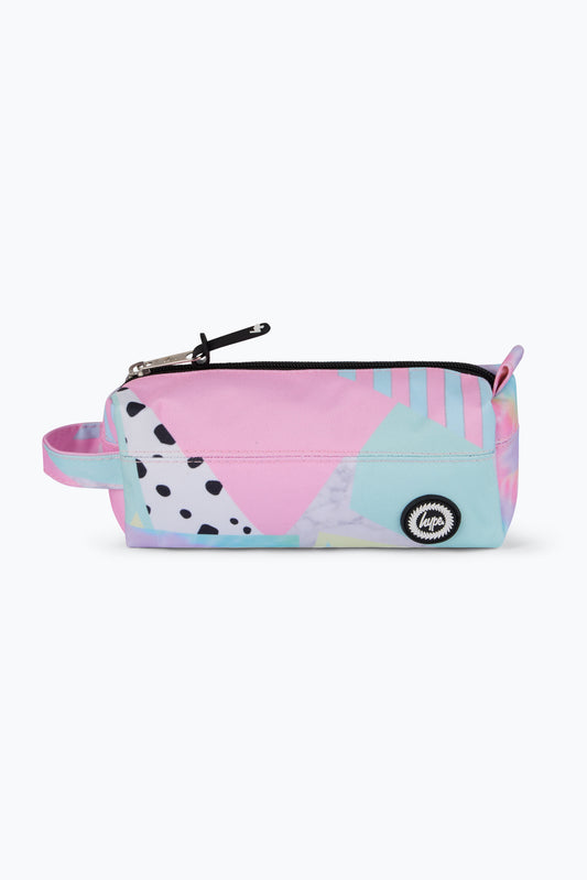 Hype Gils Multi Pastel Collage Pencil Case