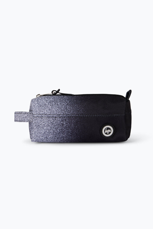 Hype Unisex Black/White Speckle Fade Pencil Case