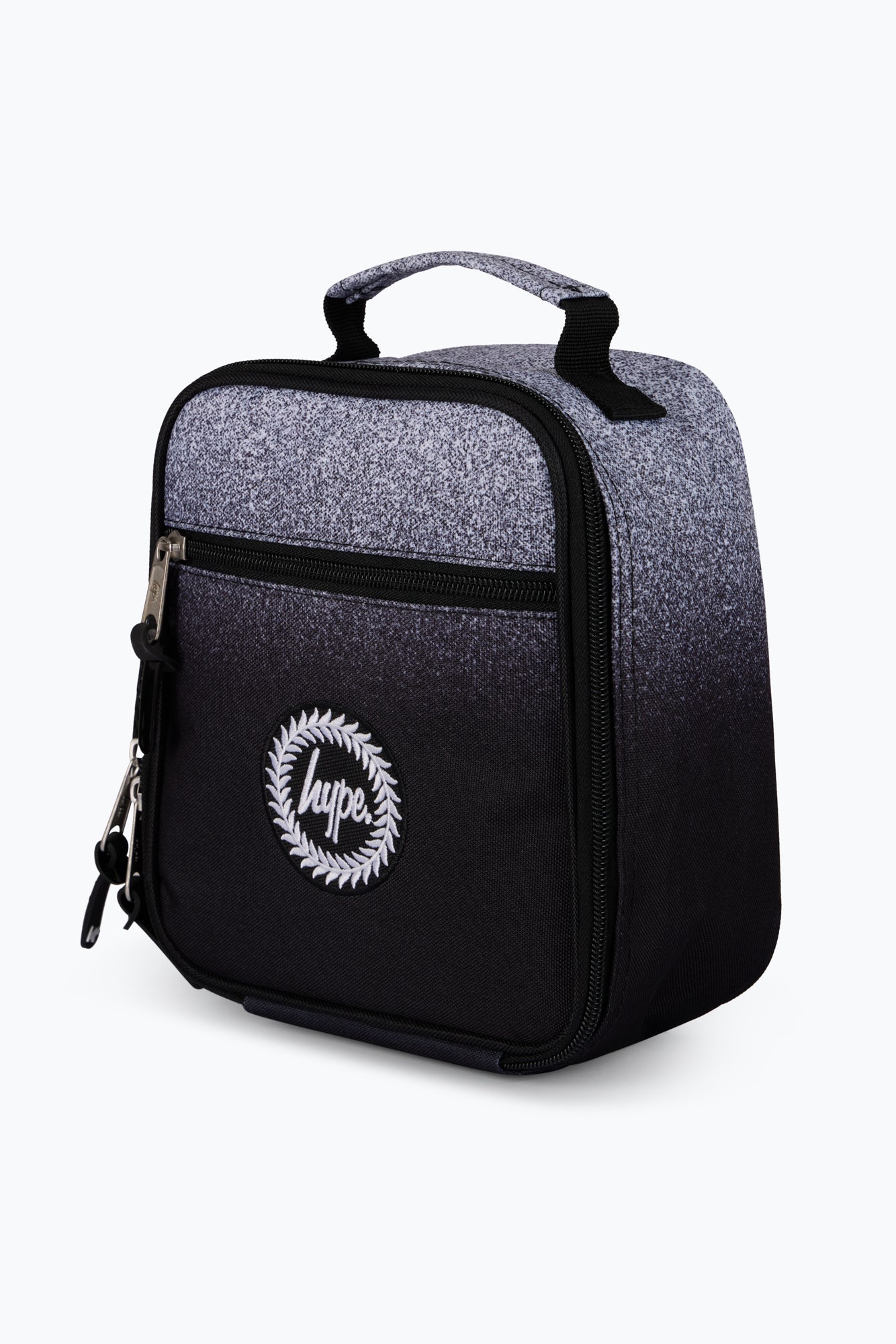 Hype Unisex Black/White Speckle Fade Lunch Bag