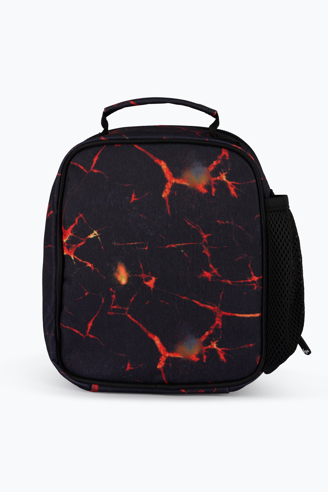 Hype Boys Black Lava Print Lunch Bag
