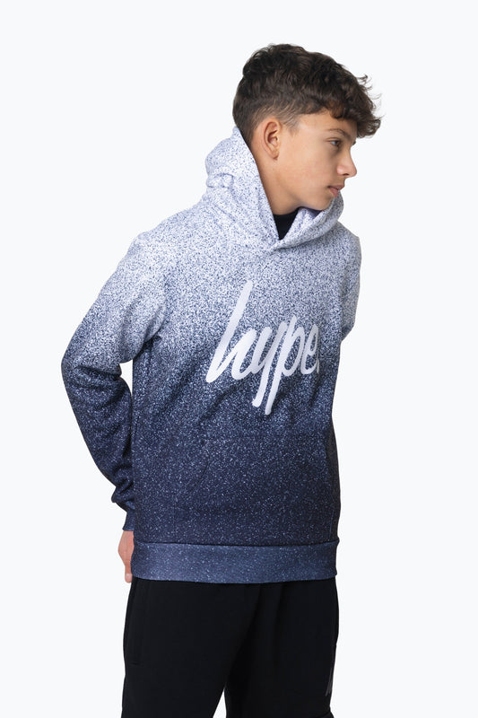 HYPE BOYS MULTI BLACK SPECKLE FADE HOODIE