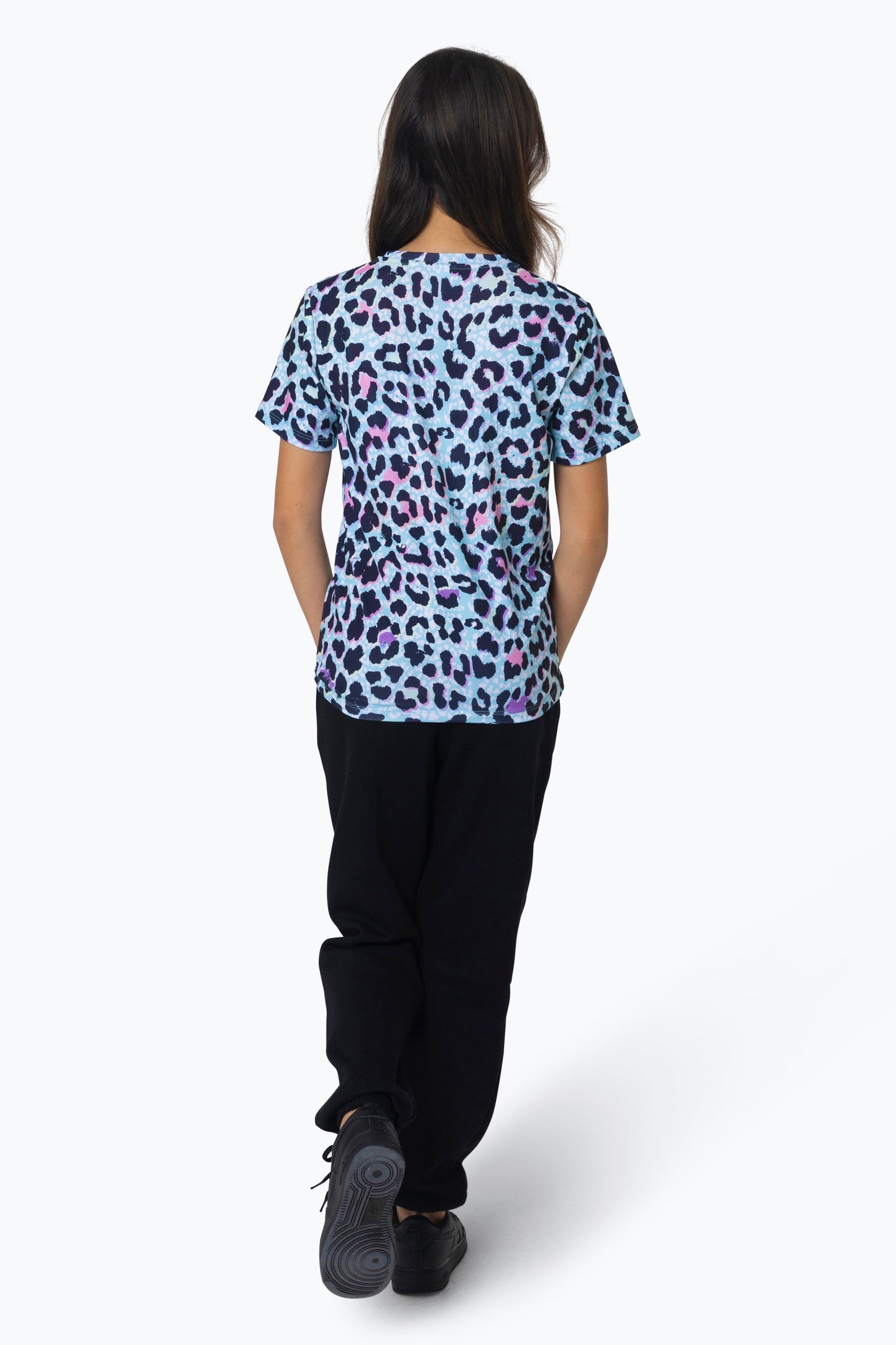 HYPE GIRLS MULTI ICE LEOPARD T-SHIRT