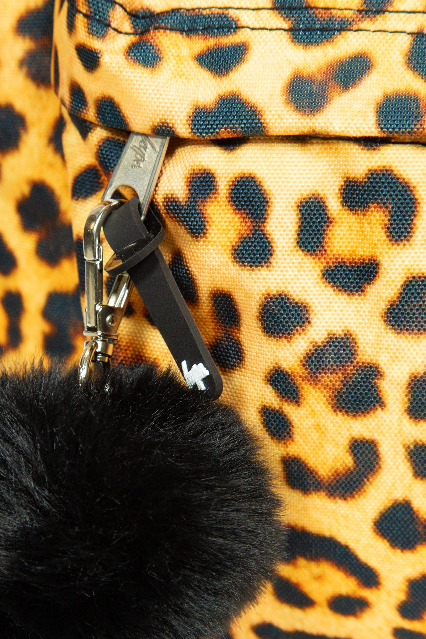 HYPE LEOPARD POM POM BACKPACK