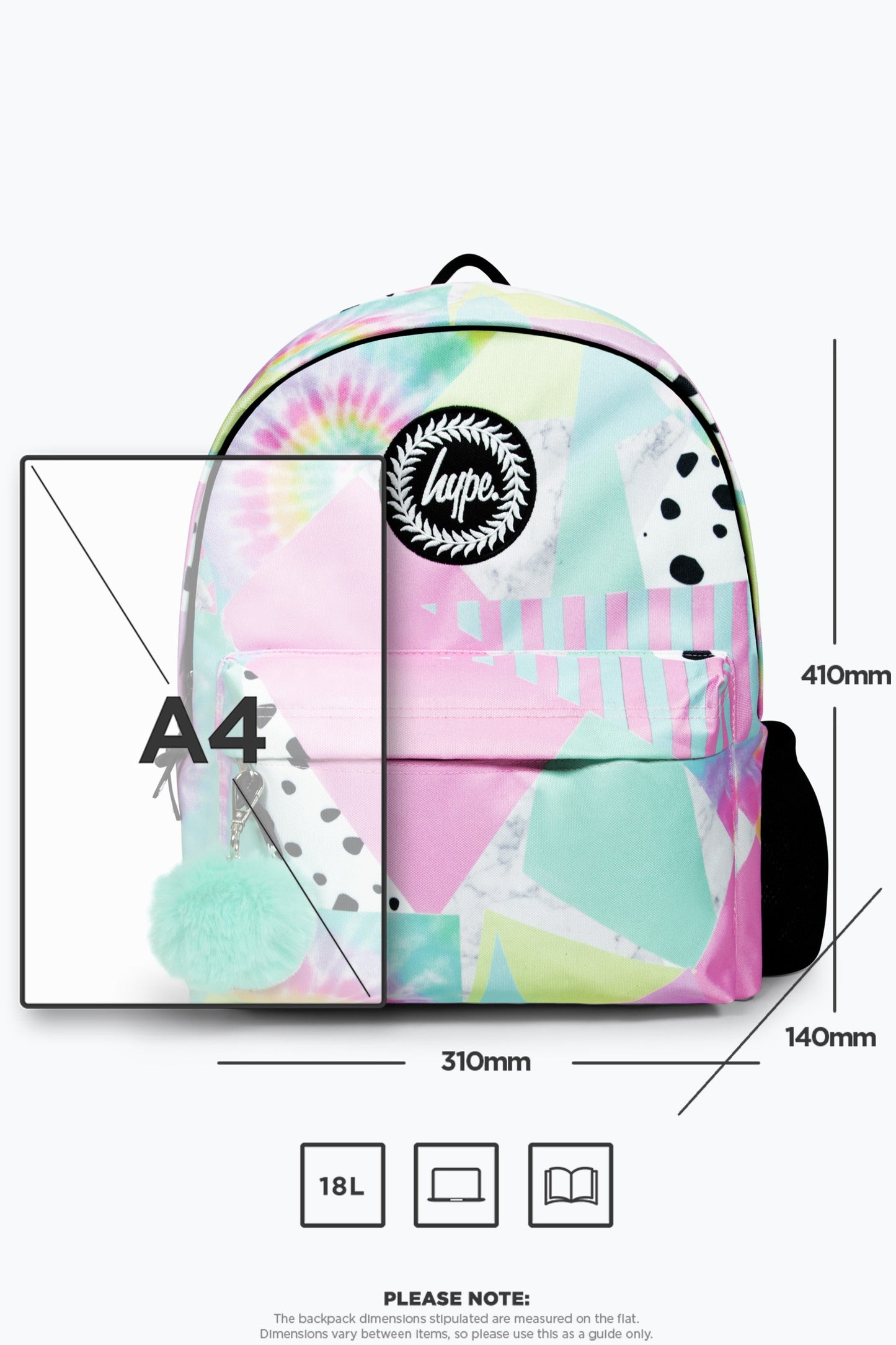 HYPE PASTEL COLLAGE BACKPACK