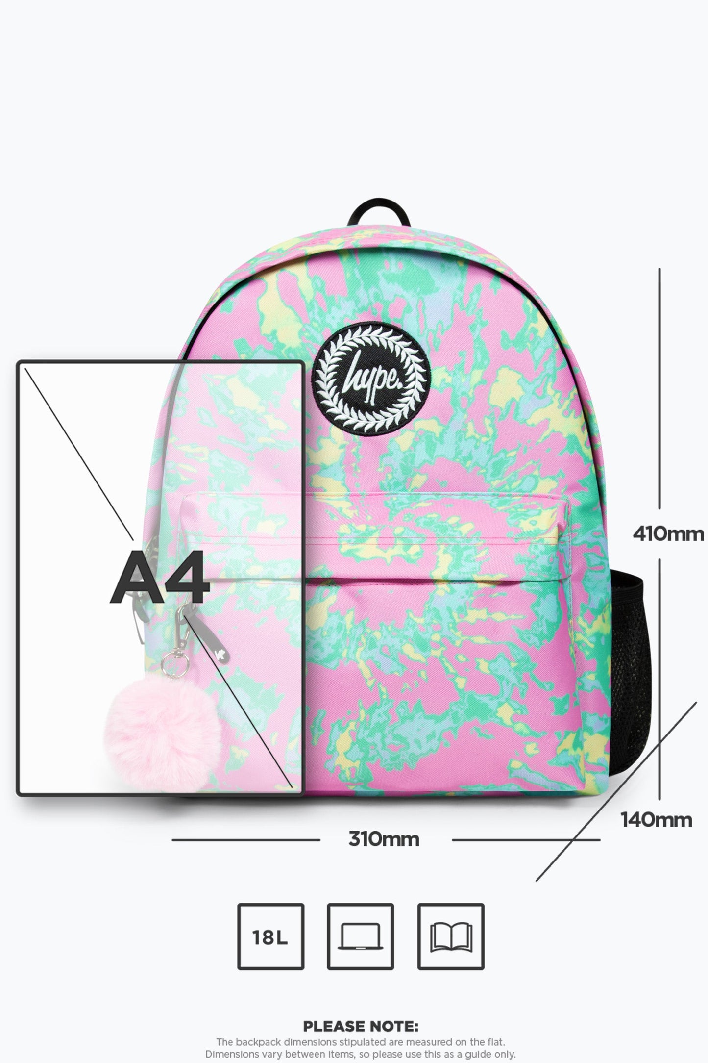 HYPE PASTEL TYE DYE BACKPACK