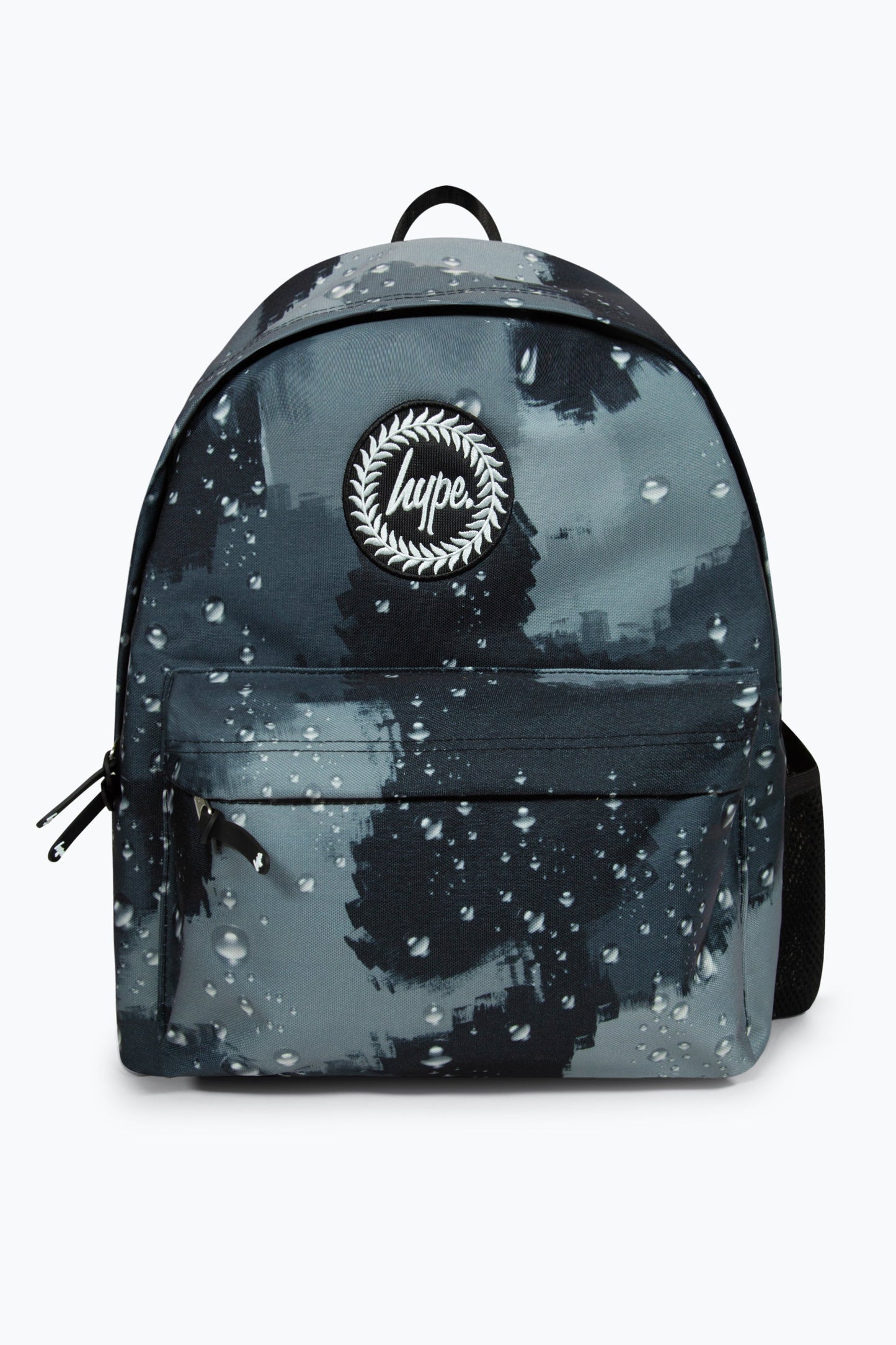 HYPE BLACK RAIN DROP CAMO BACKPACK