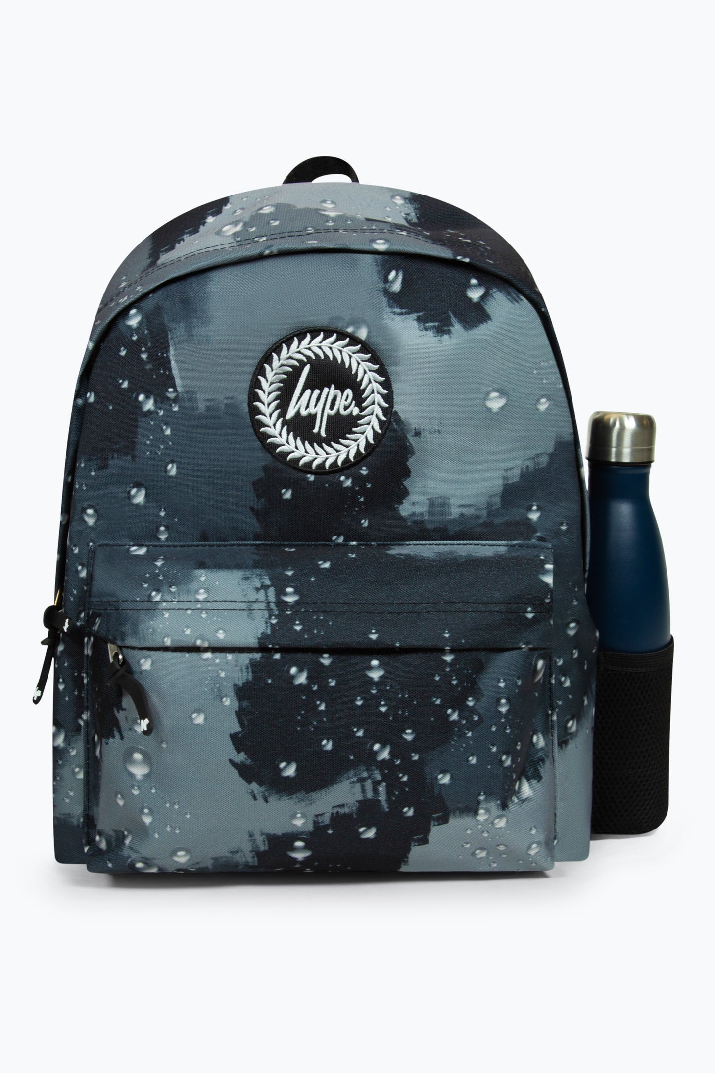 HYPE BLACK RAIN DROP CAMO BACKPACK