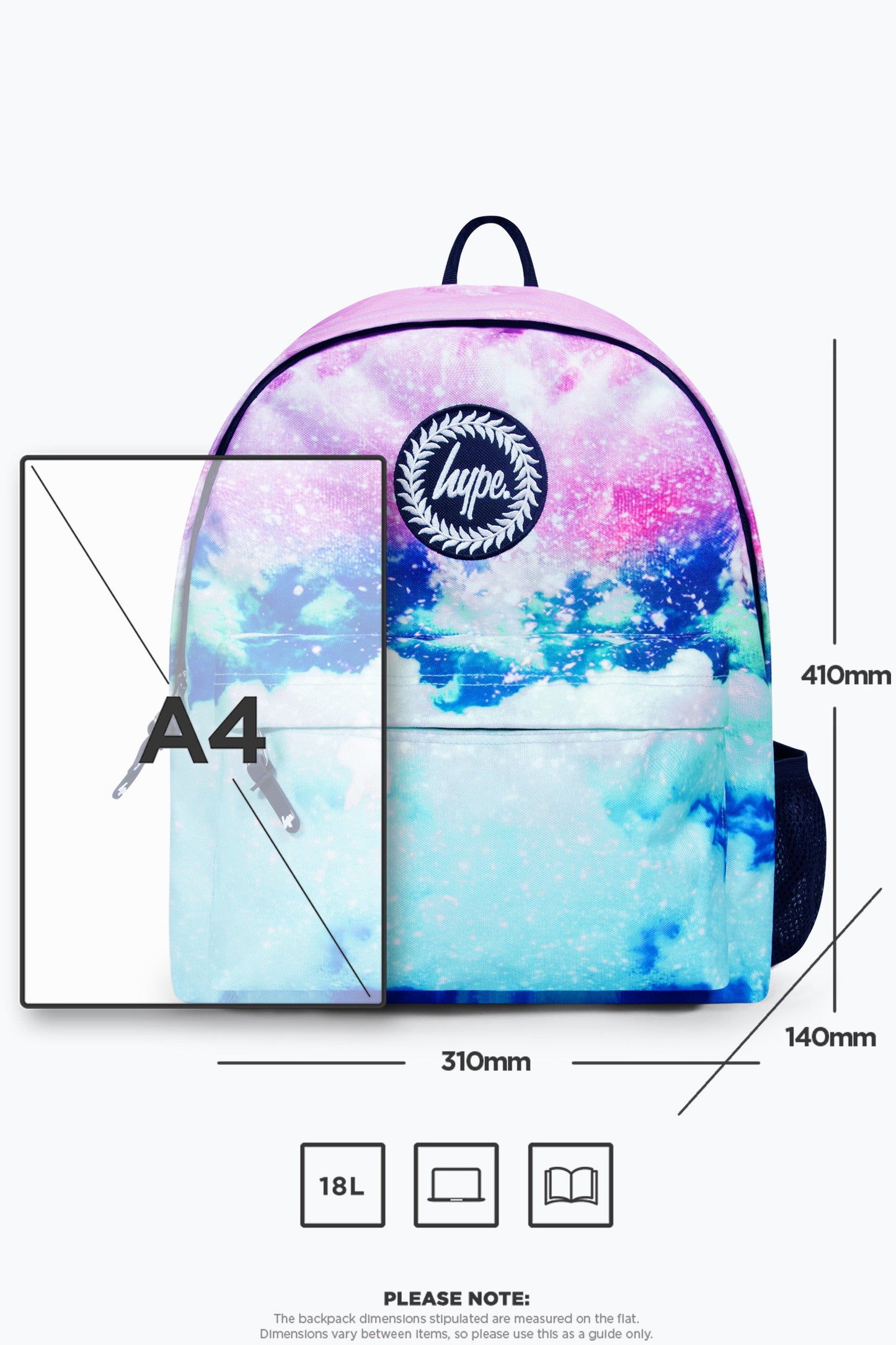 HYPE GLITTER SKIES BACKPACK