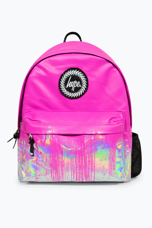 HYPE PINK HOLO DRIPS BACKPACK