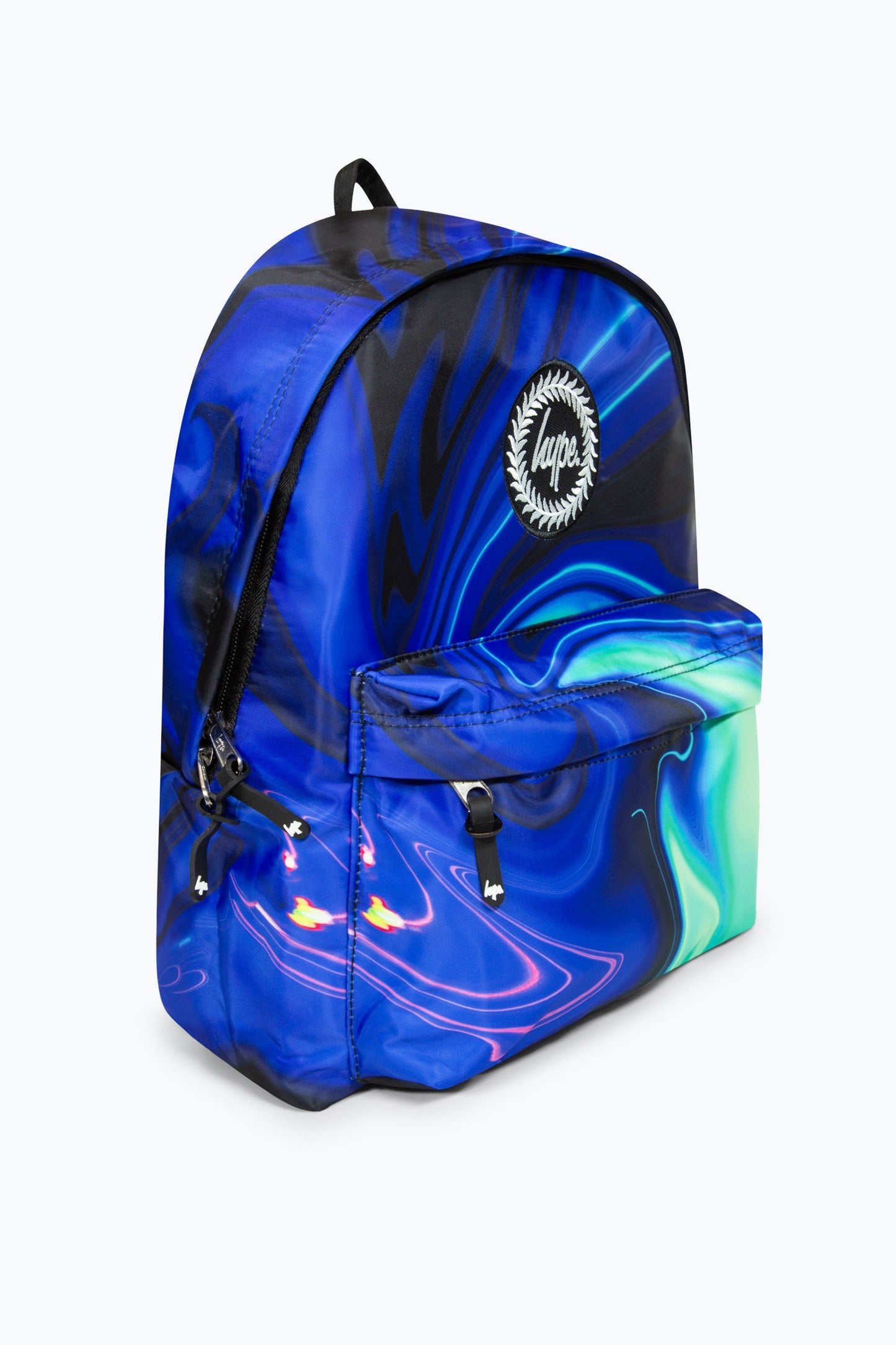 HYPE TEAL & BLUE MARBLE TWIRL BACKPACK