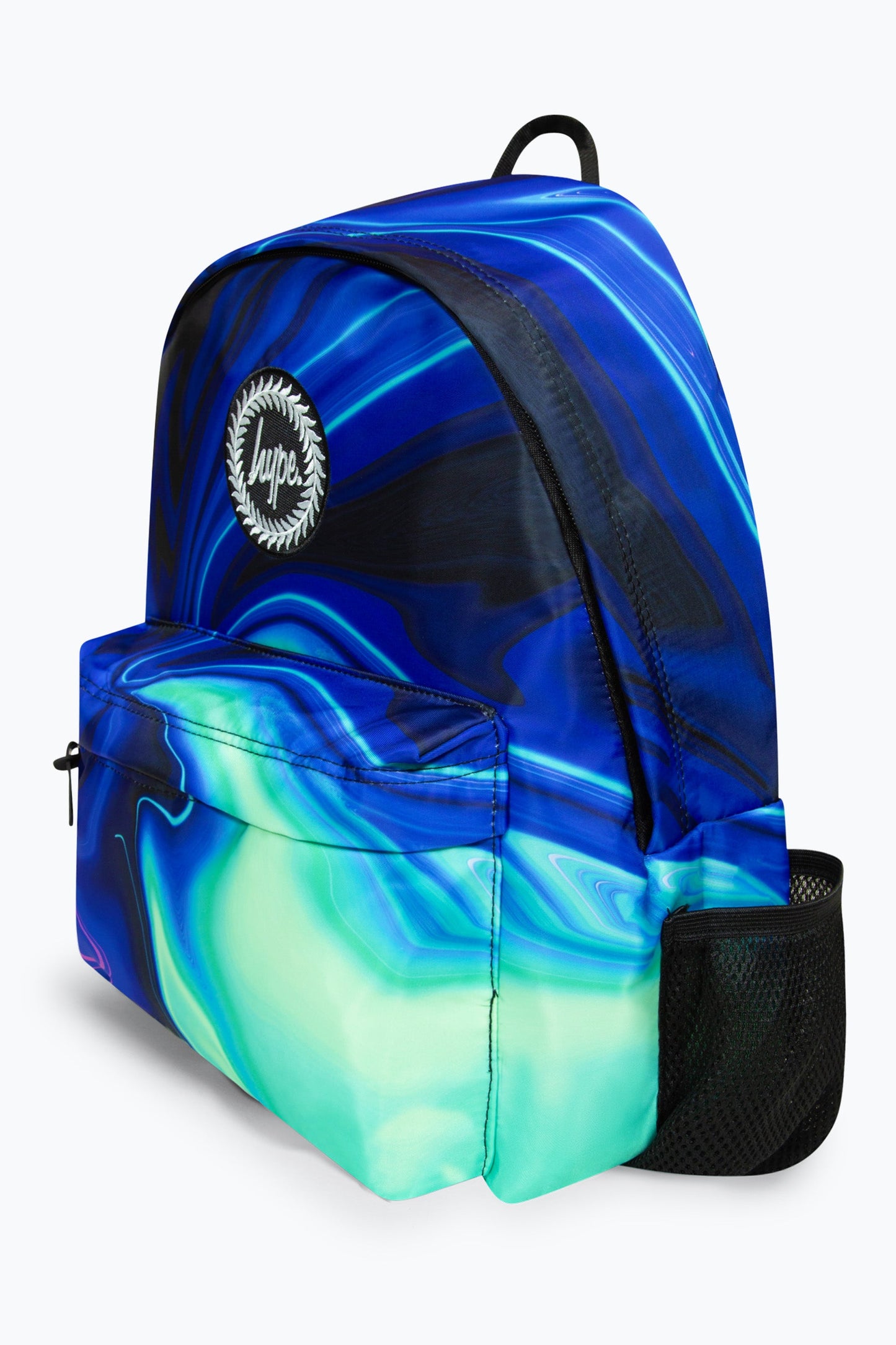 HYPE TEAL & BLUE MARBLE TWIRL BACKPACK