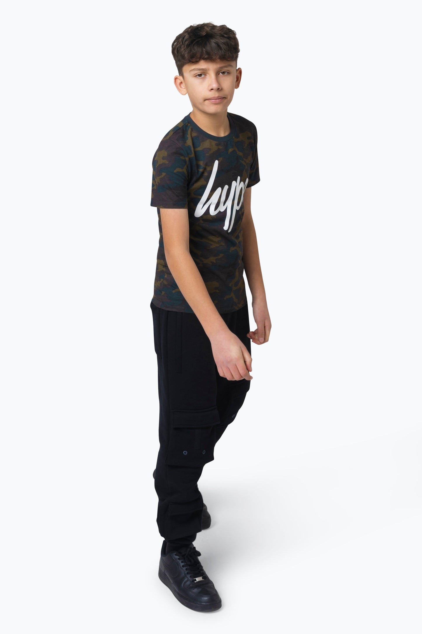 HYPE BOYS KHAKI CAMO T-SHIRT 2-PACK SETS