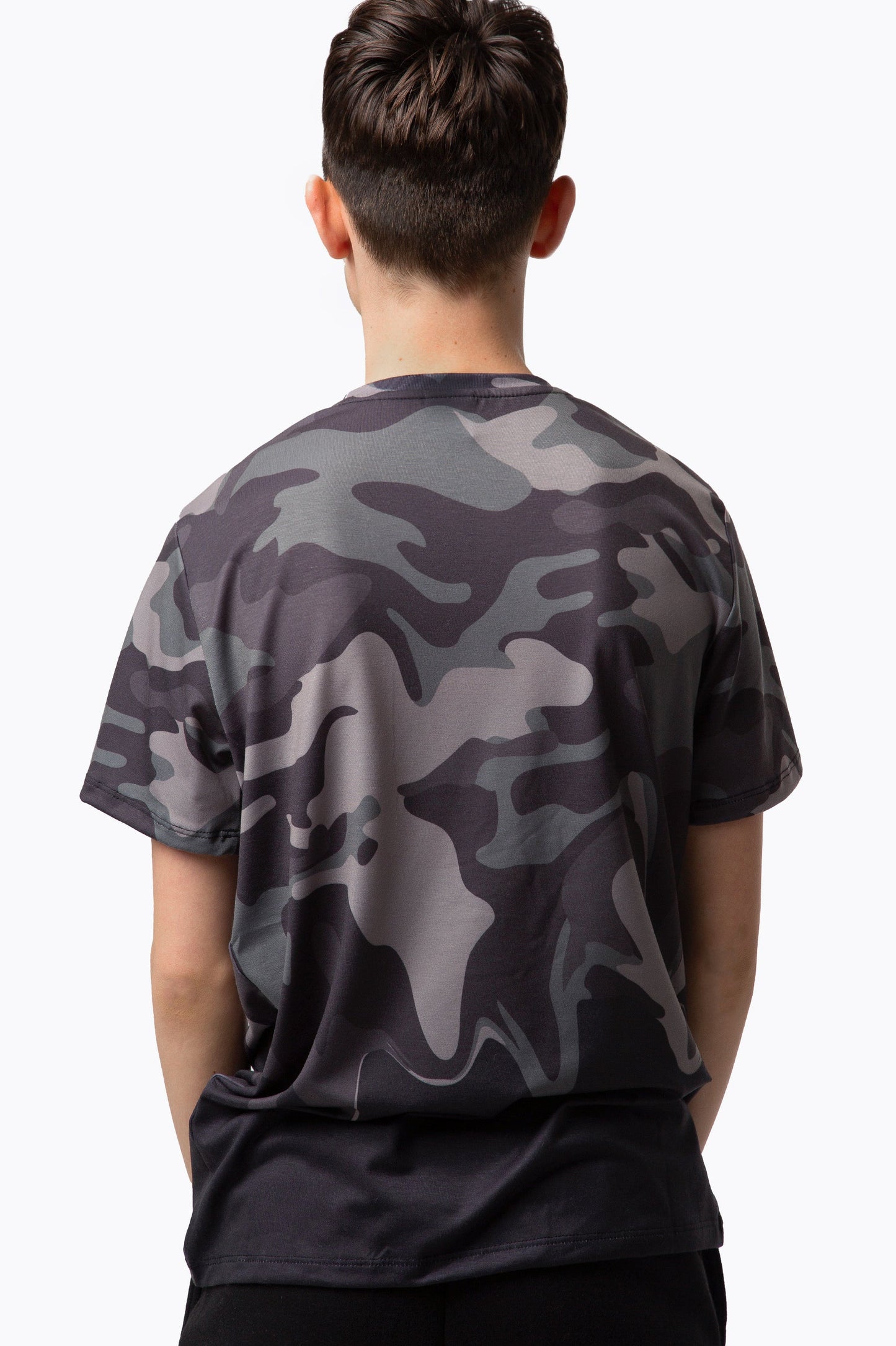 HYPE BOYS KHAKI CAMO DRIP T-SHIRT