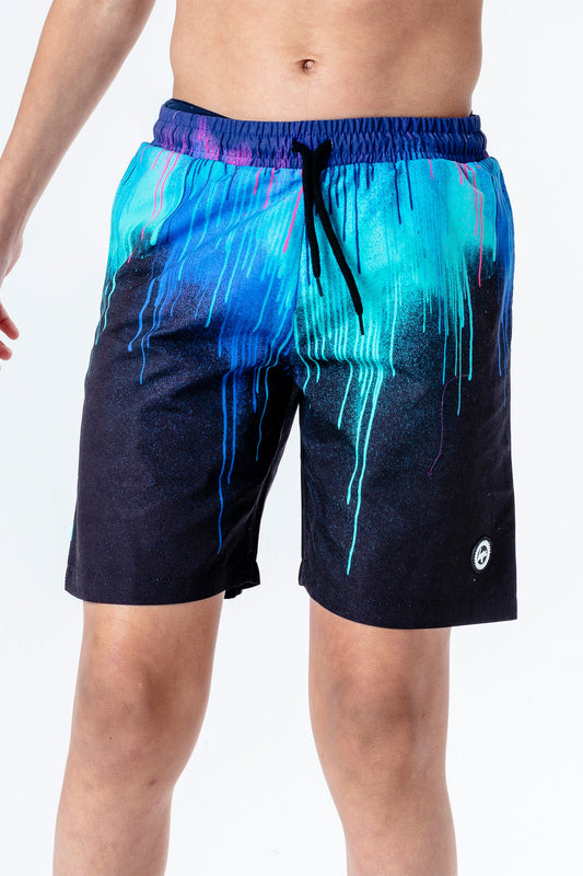 HYPE BOYS NEON DRIPS SWIM SHORTS