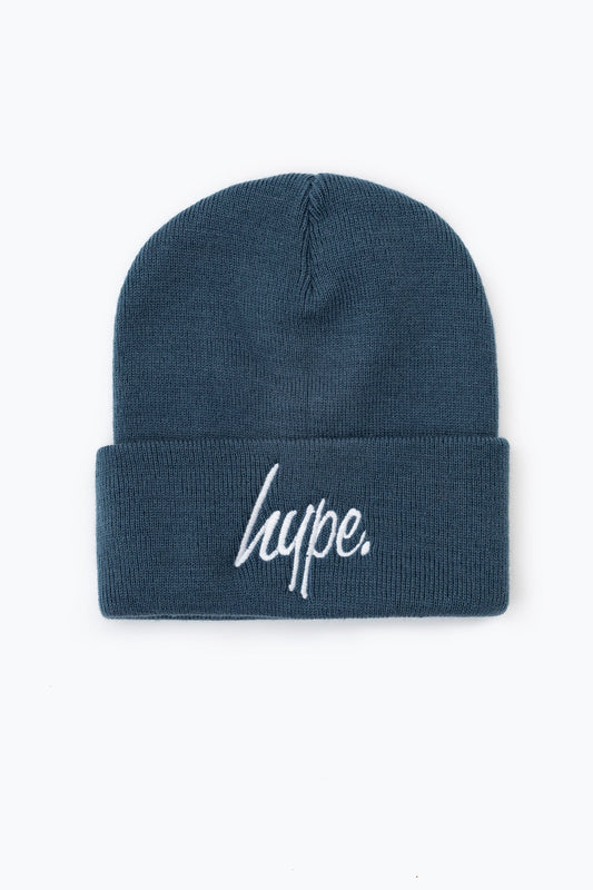 HYPE AIRFORCE BLUE SCRIPT BEANIE