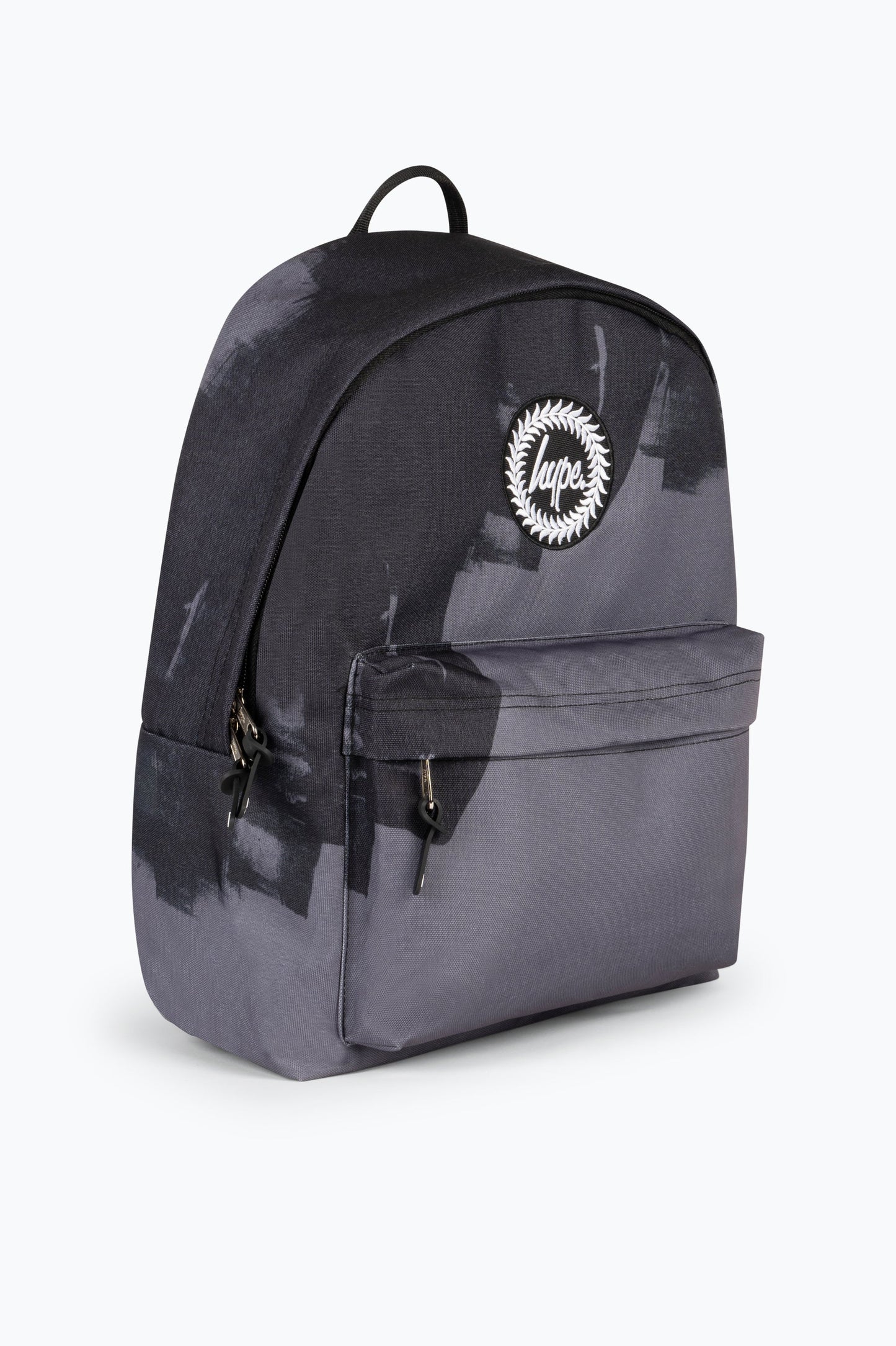 Hype Kids Black/Charcoal Brush Stroke Iconic Backpack