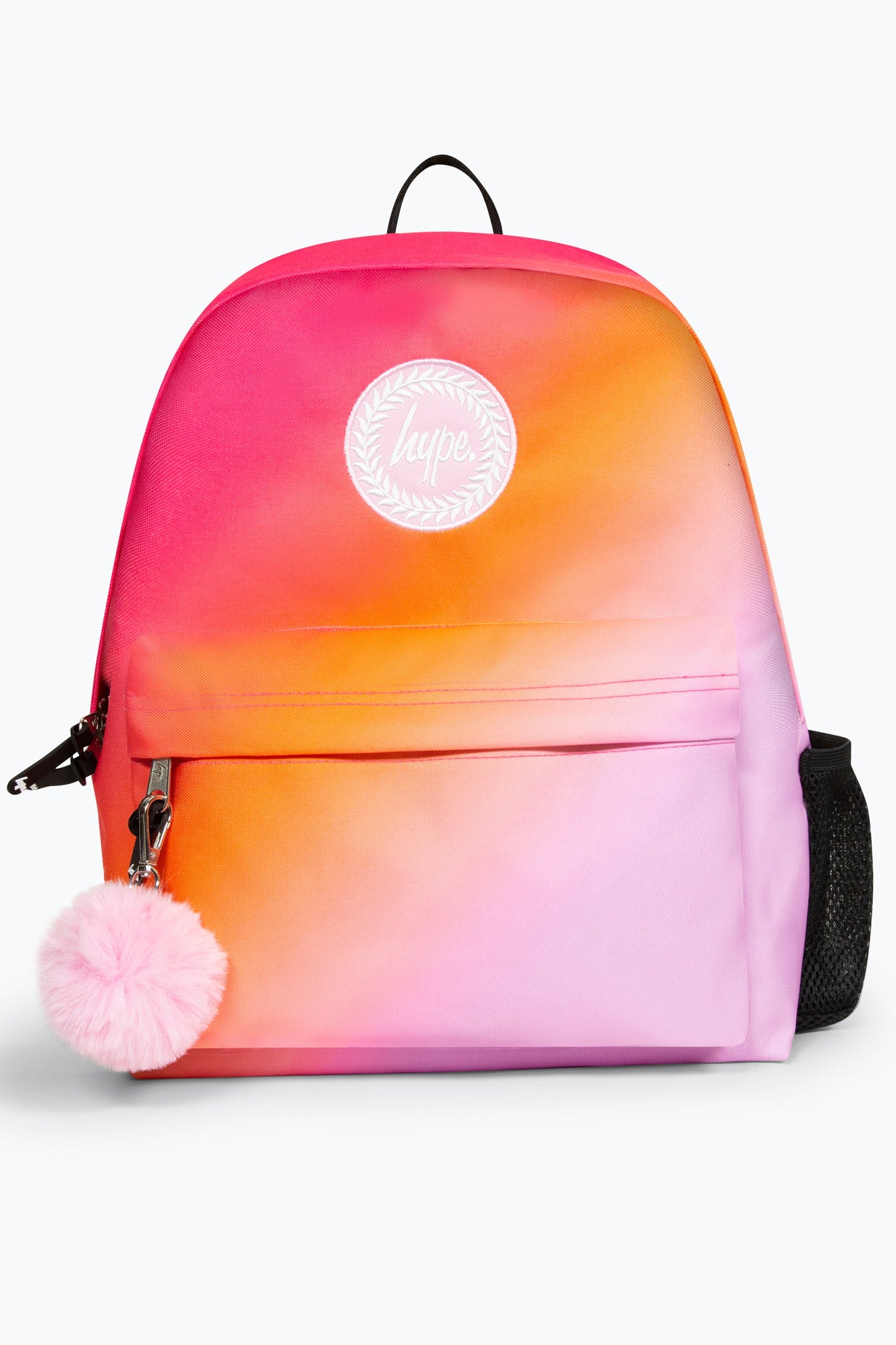 HYPE PINK/ORANGE GRADIENT BADGE BACKPACK