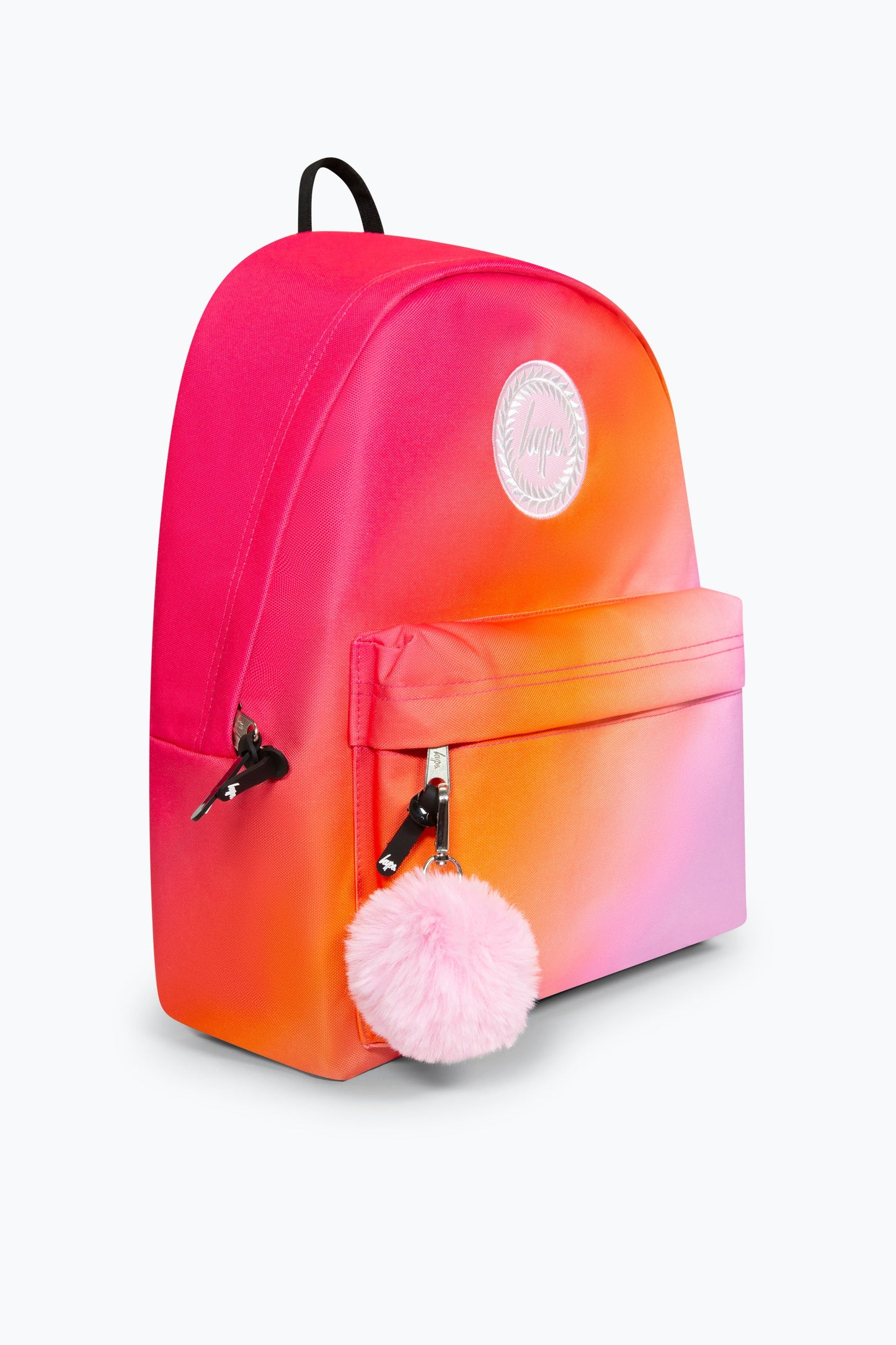 HYPE PINK/ORANGE GRADIENT BADGE BACKPACK