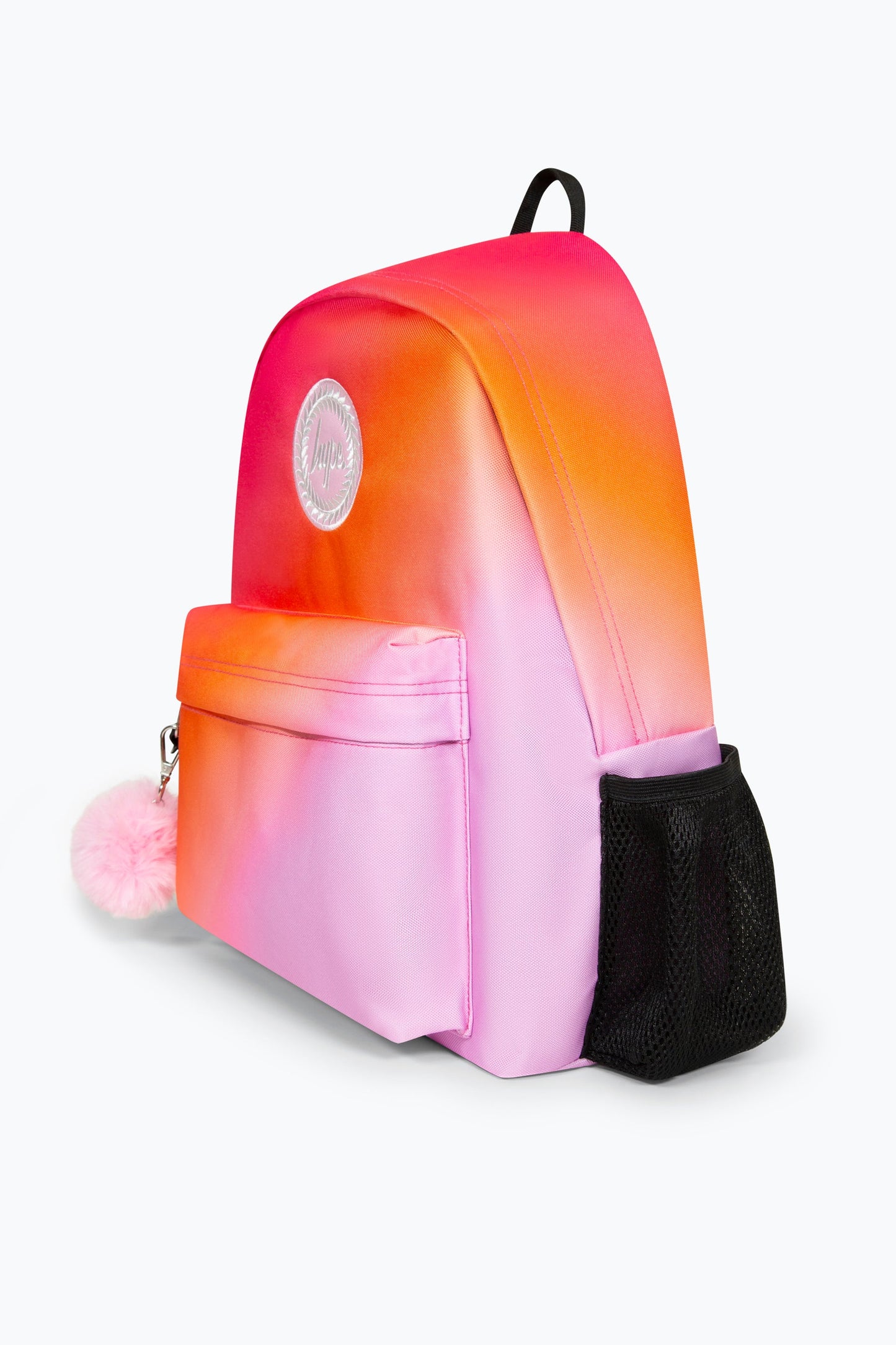 HYPE PINK/ORANGE GRADIENT BADGE BACKPACK