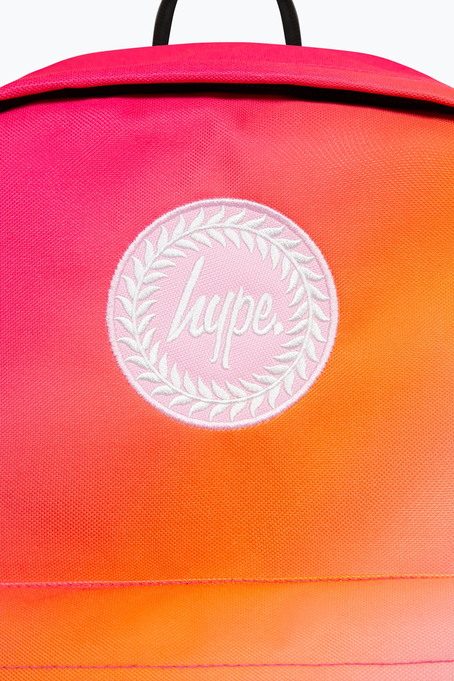 HYPE PINK/ORANGE GRADIENT BADGE BACKPACK