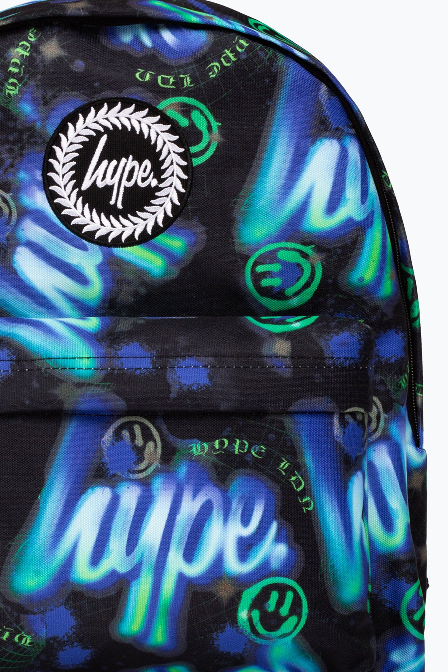 HYPE BOYS BLUE/GREEN ELECTRIC SMILE ICONIC BACKPACK