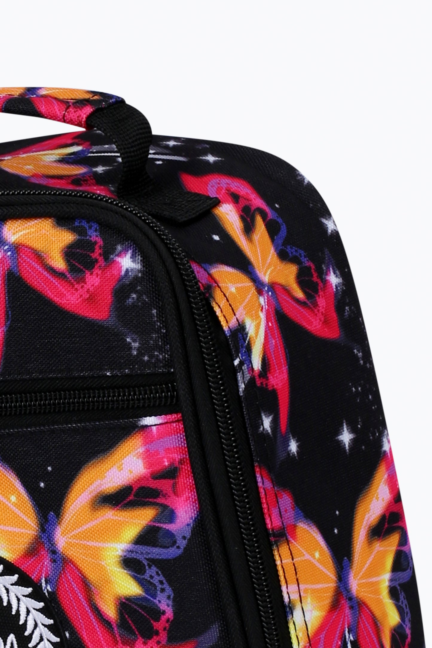 Hype Unisex Multi Glitter Blur Butterfly Lunch Bag