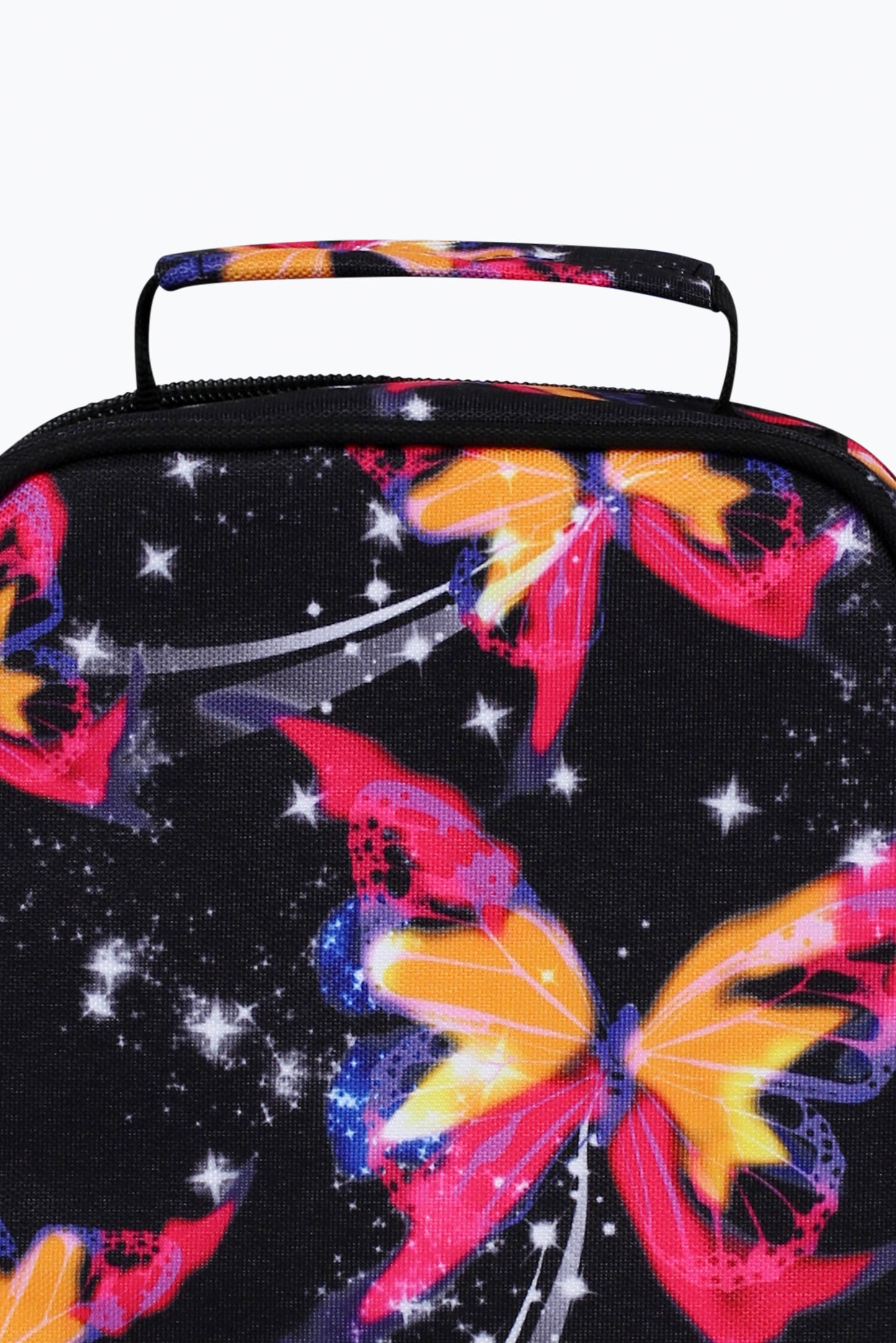 Hype Unisex Multi Glitter Blur Butterfly Lunch Bag