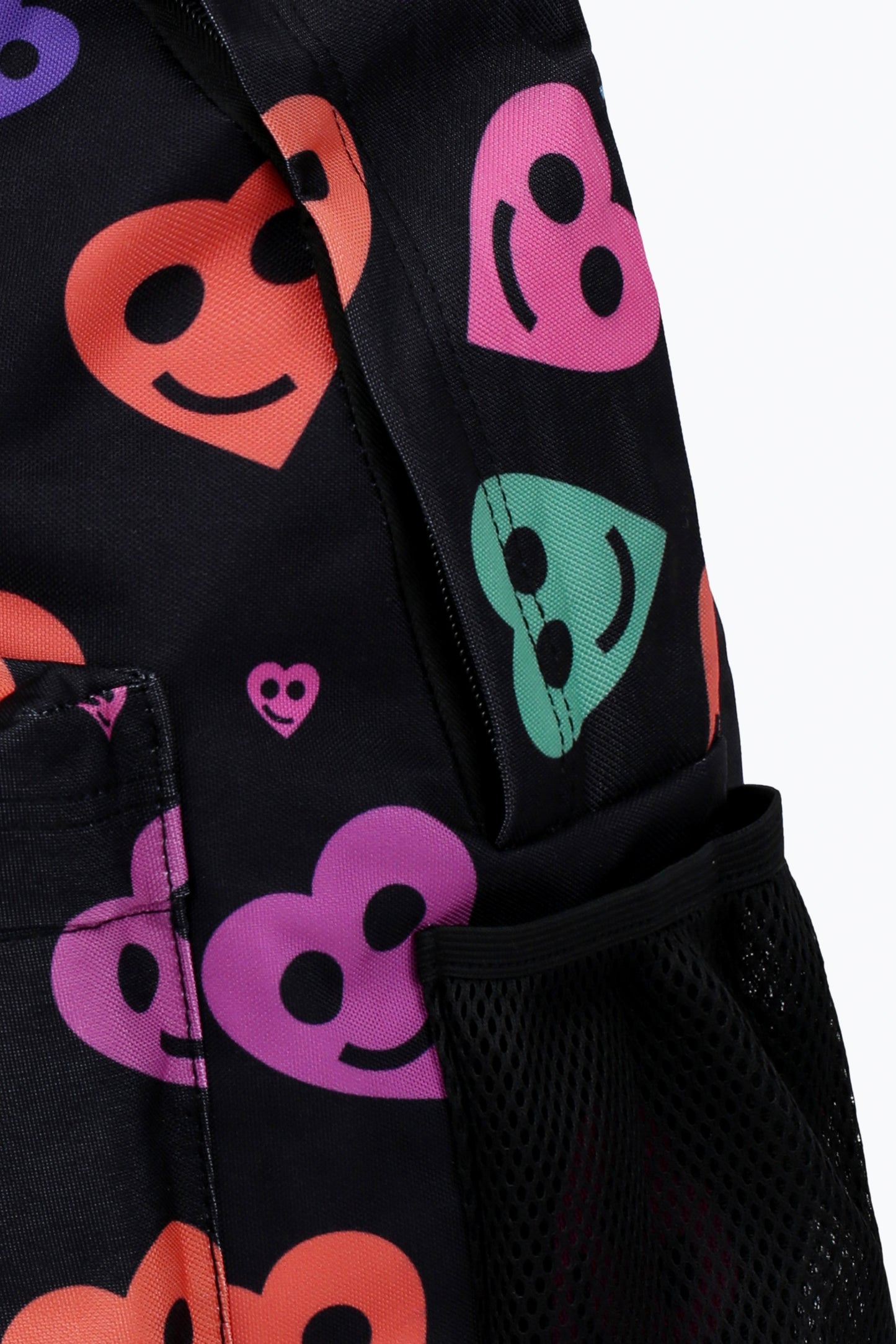 Hype Black Heart Smile Iconic Backpack