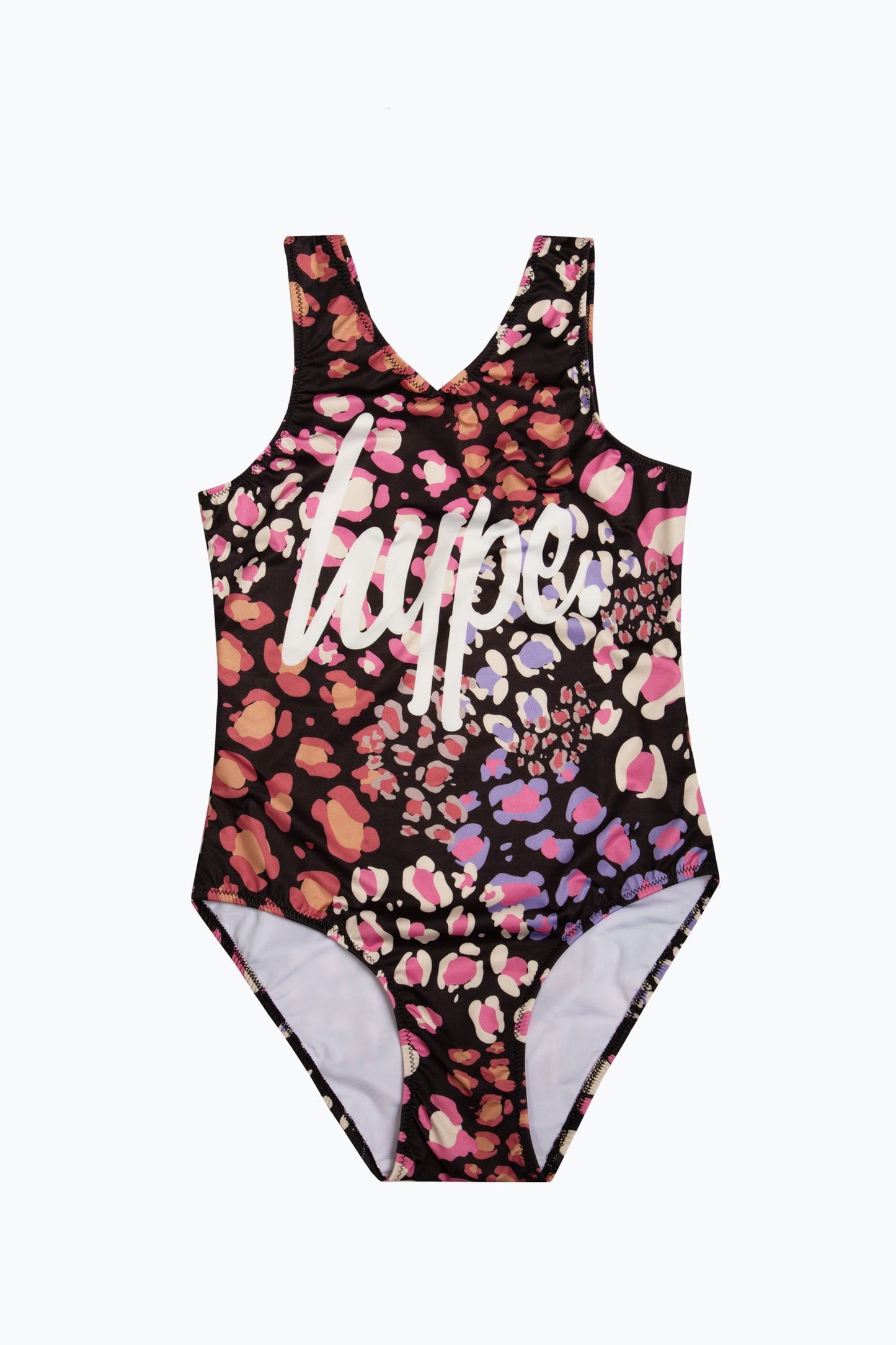 HYPE GIRLS PURPLE LEOPARD SWIMSUIT