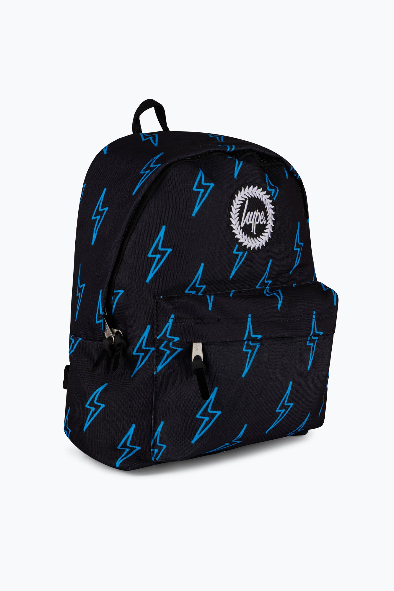 Hype Unisex Black Blue Lightning Backpack