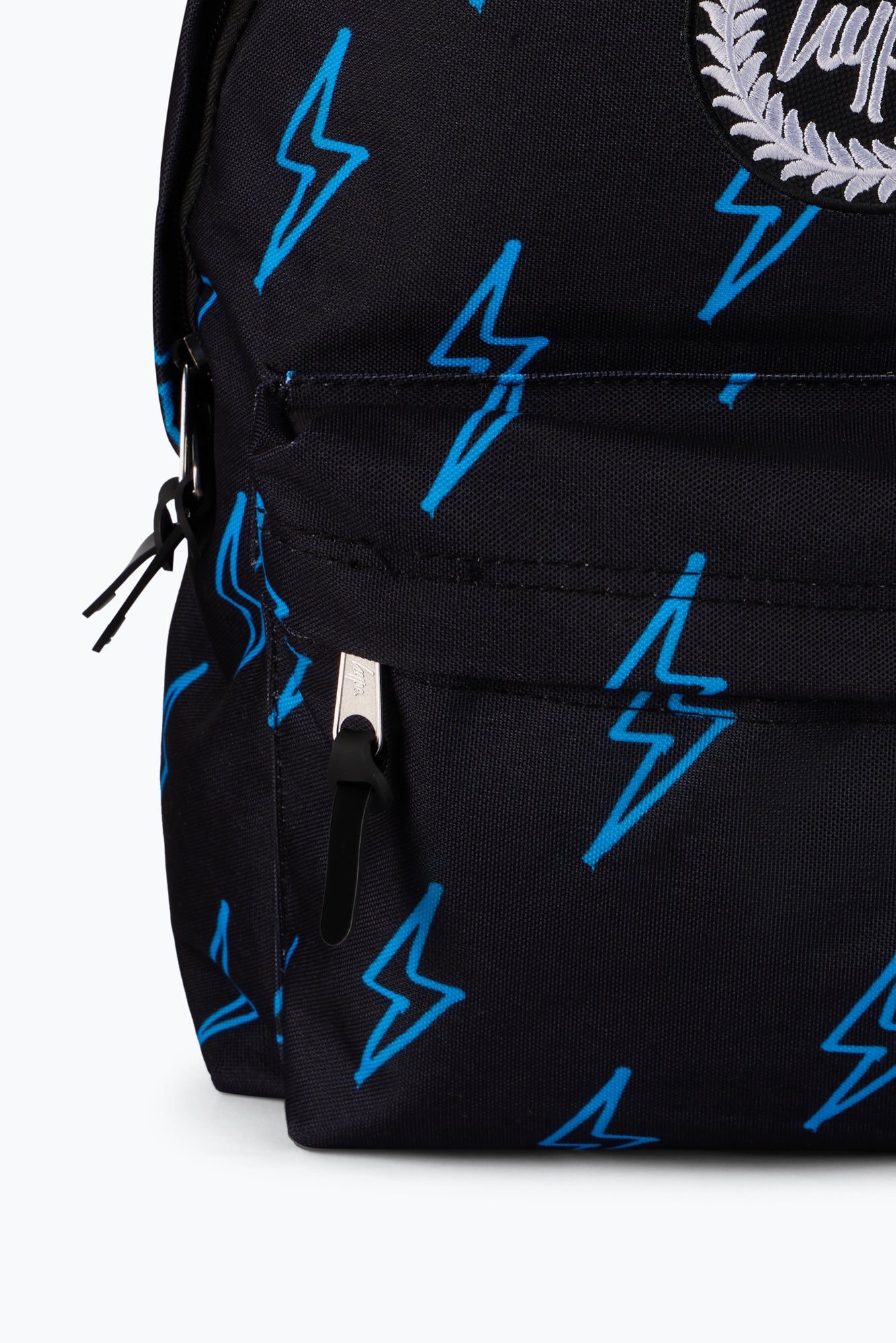 Hype Unisex Black Blue Lightning Backpack