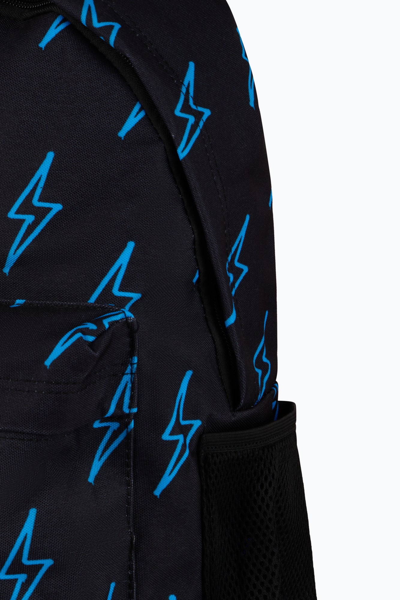Hype Unisex Black Blue Lightning Backpack