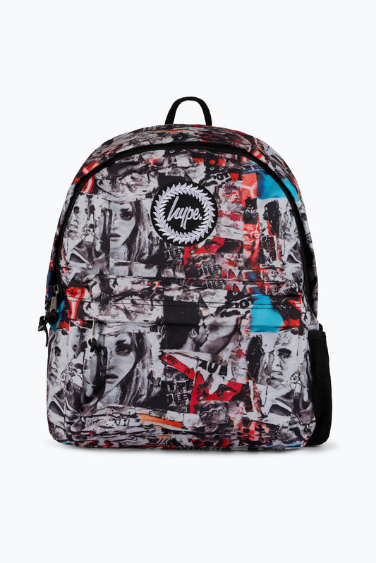 Hype Unisex Multi Magazine Tear Backpack
