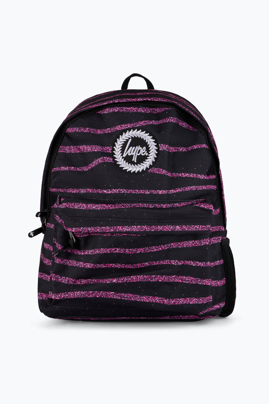Hype Unisex Multi Glitter Stripe Backpack