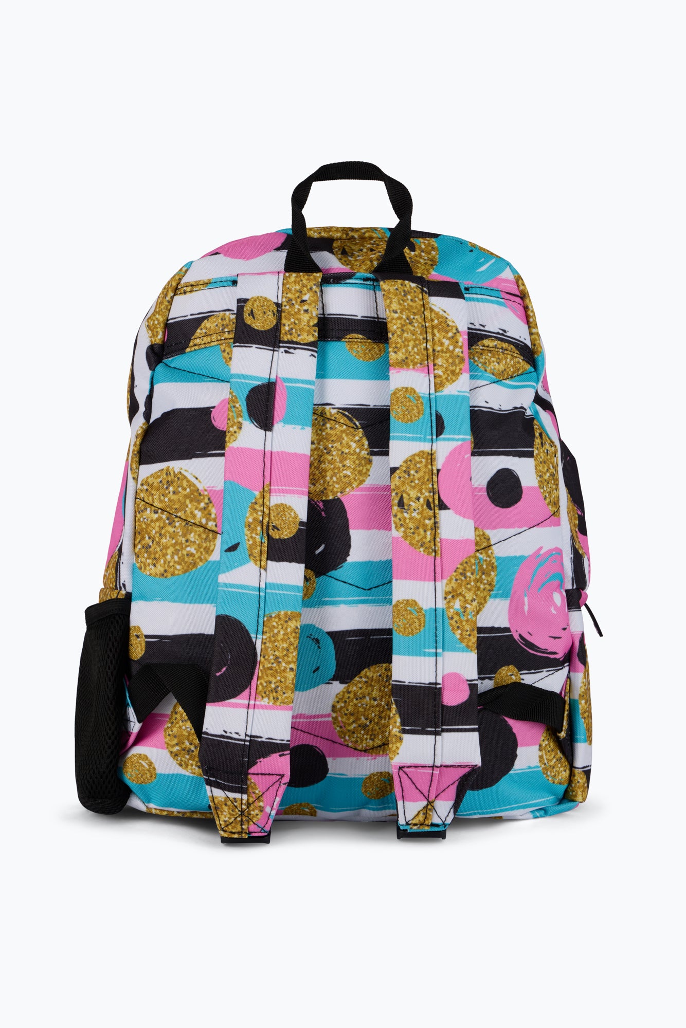 Hype Unisex Multi Spots And Sripes Backpack