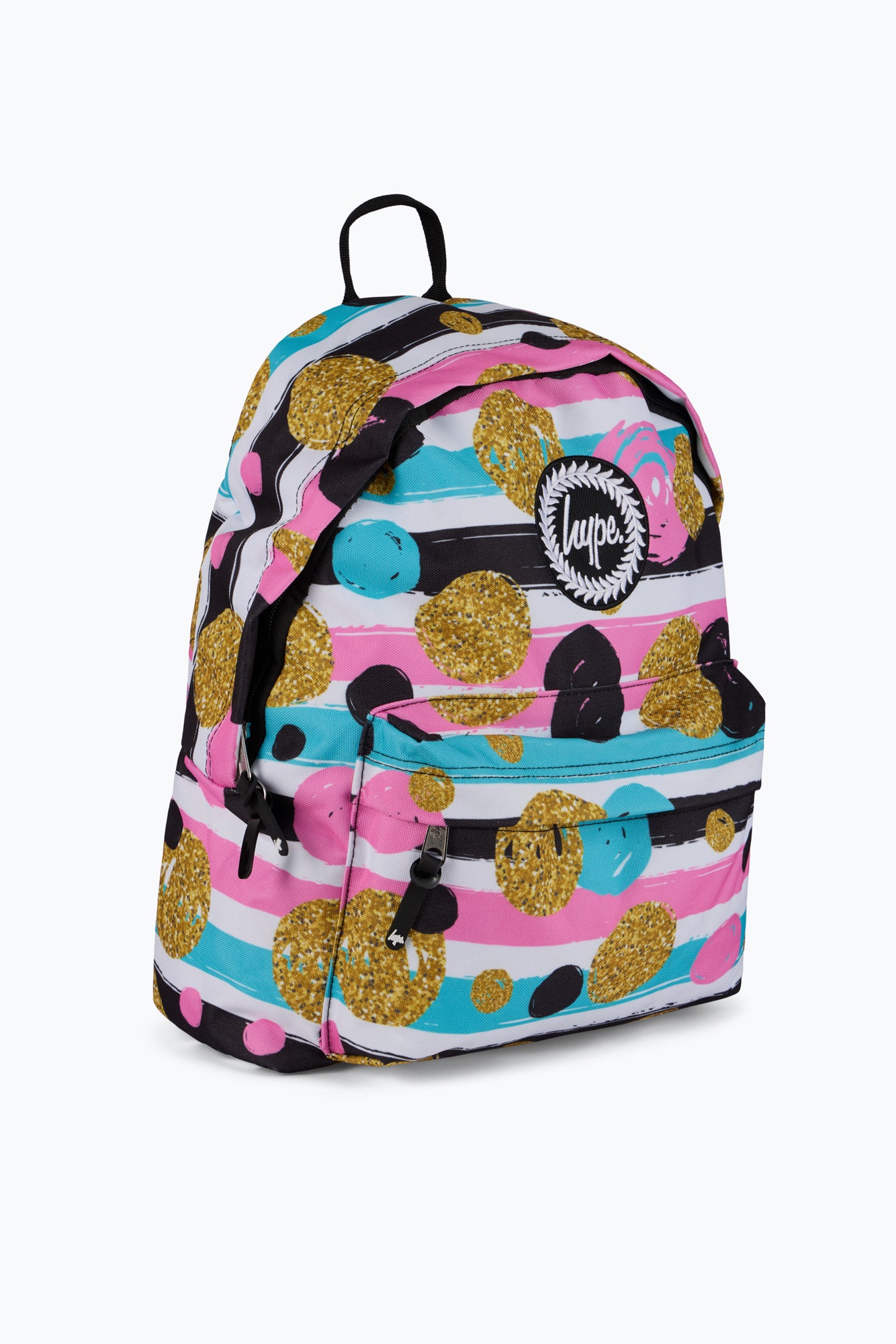 Hype Unisex Multi Spots And Sripes Backpack