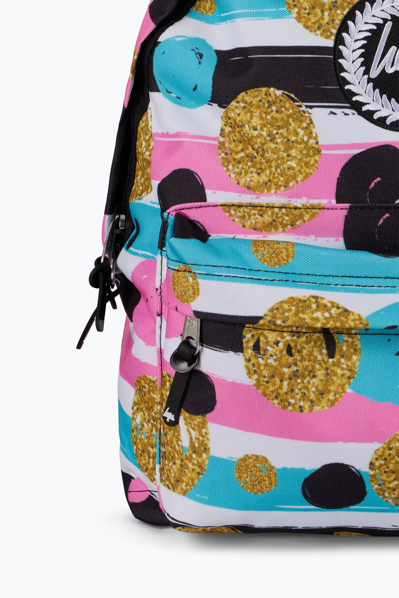 Hype Unisex Multi Spots And Sripes Backpack