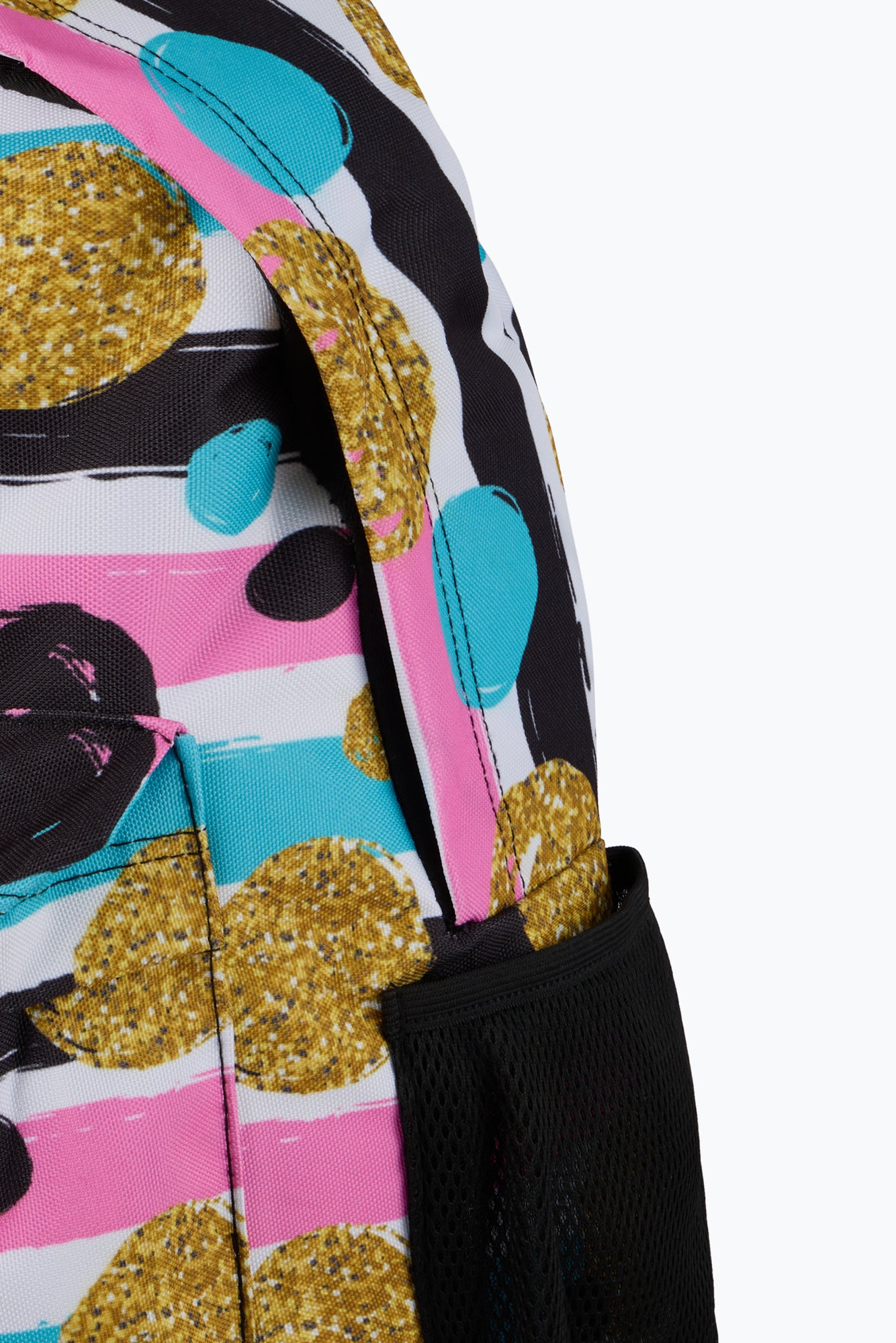 Hype Unisex Multi Spots And Sripes Backpack