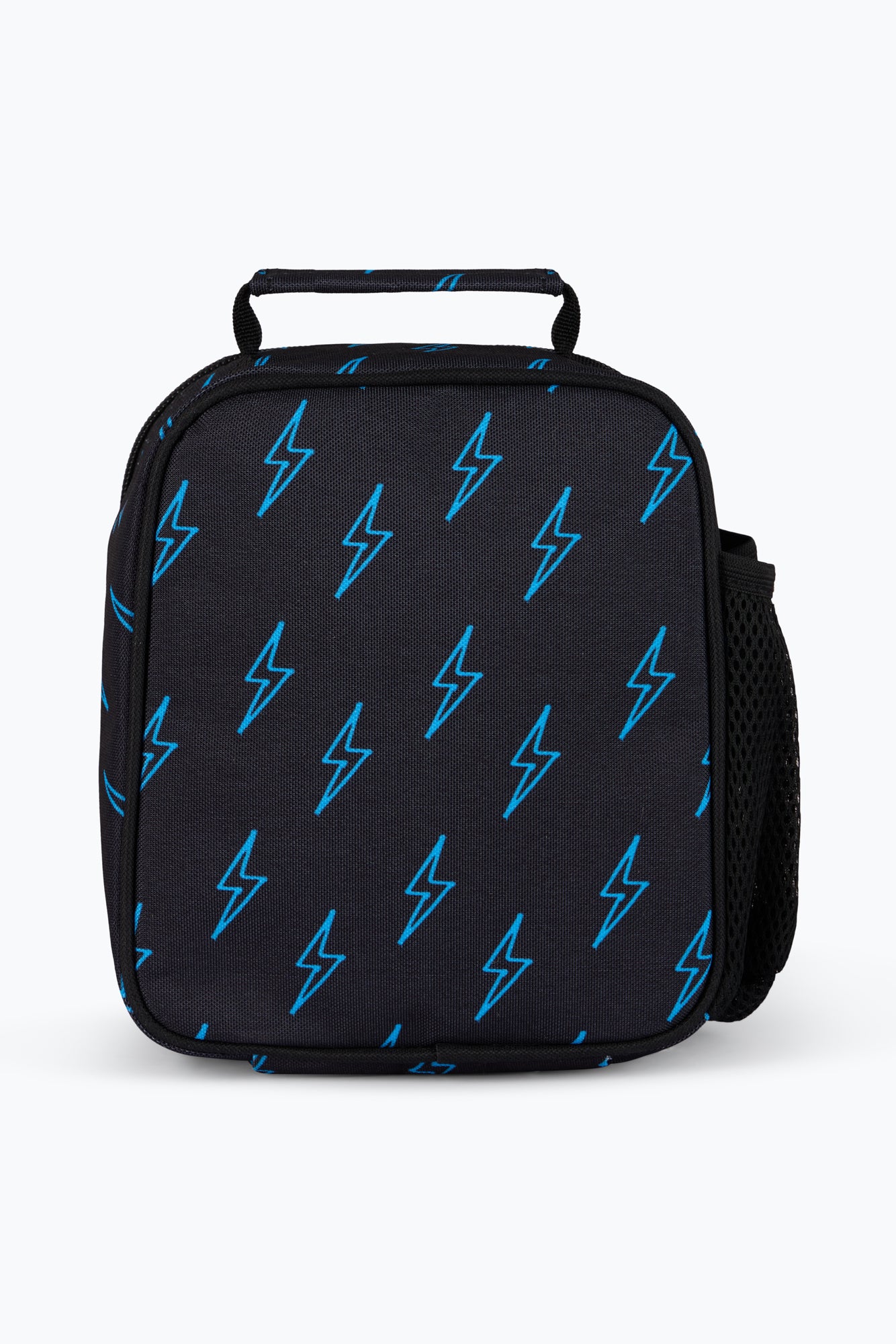 Hype Unisex Black Blue Lightning Lunch Bag
