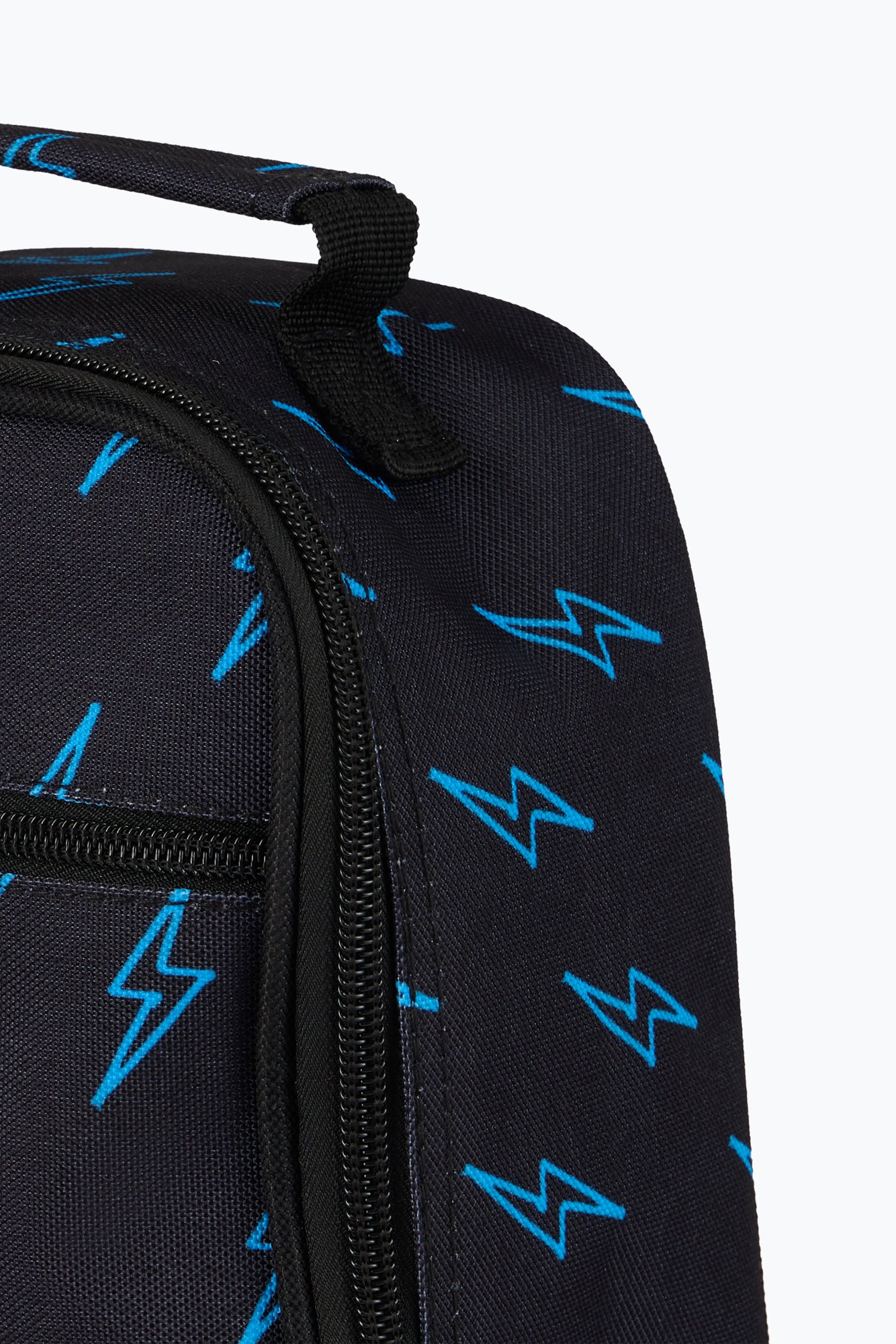 Hype Unisex Black Blue Lightning Lunch Bag