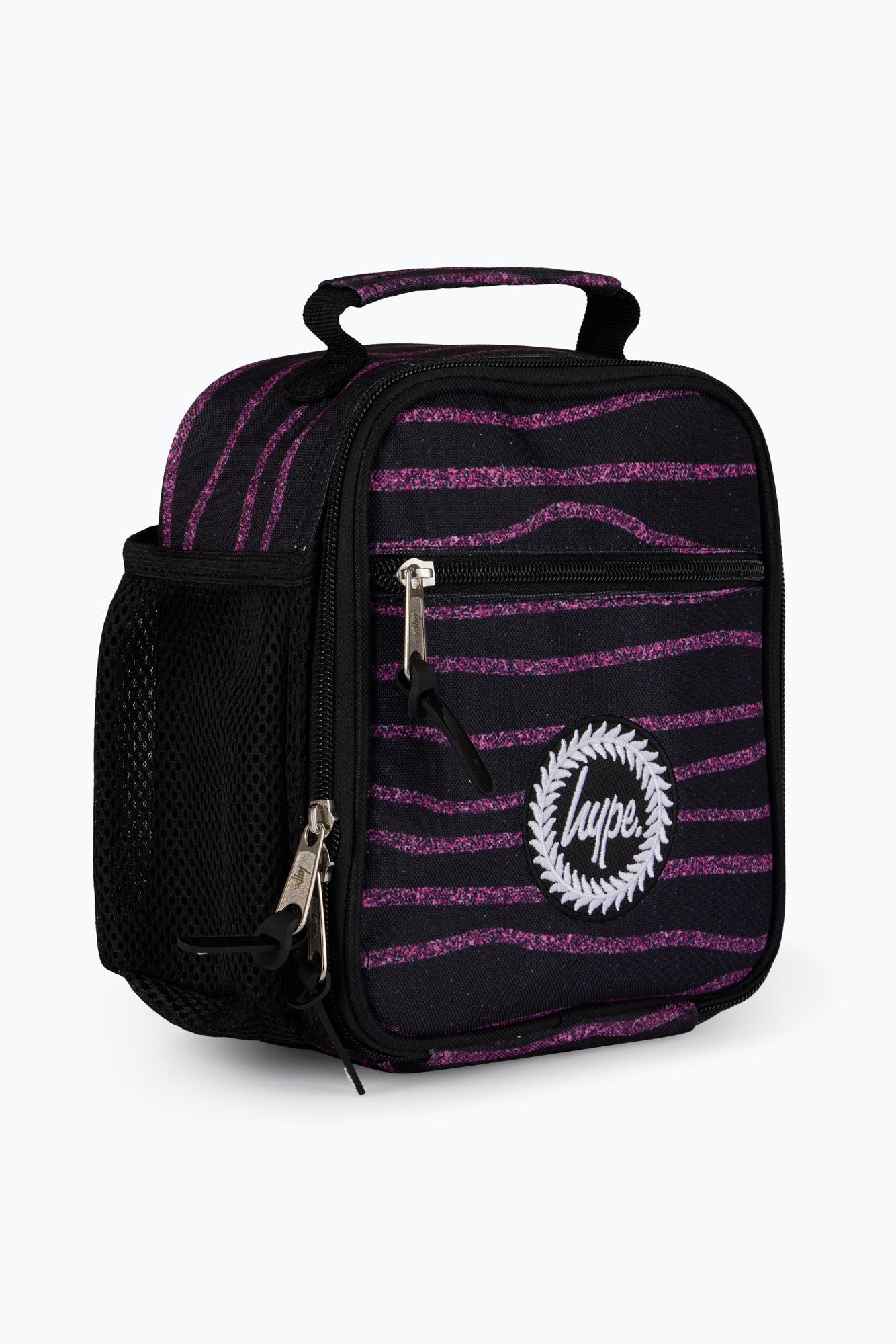 Hype Unisex Multi Glitter Stripe Lunch Bag