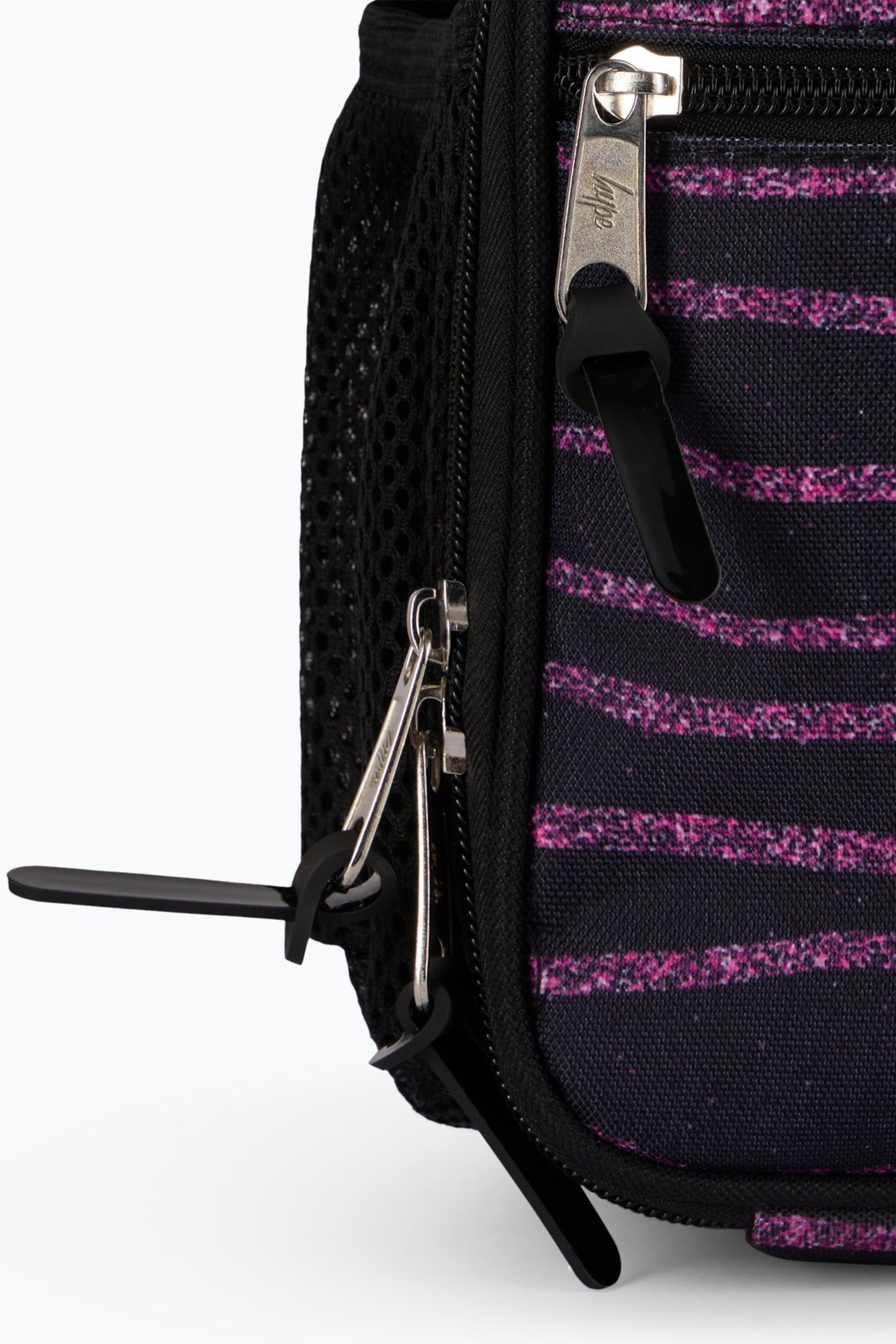 Hype Unisex Multi Glitter Stripe Lunch Bag